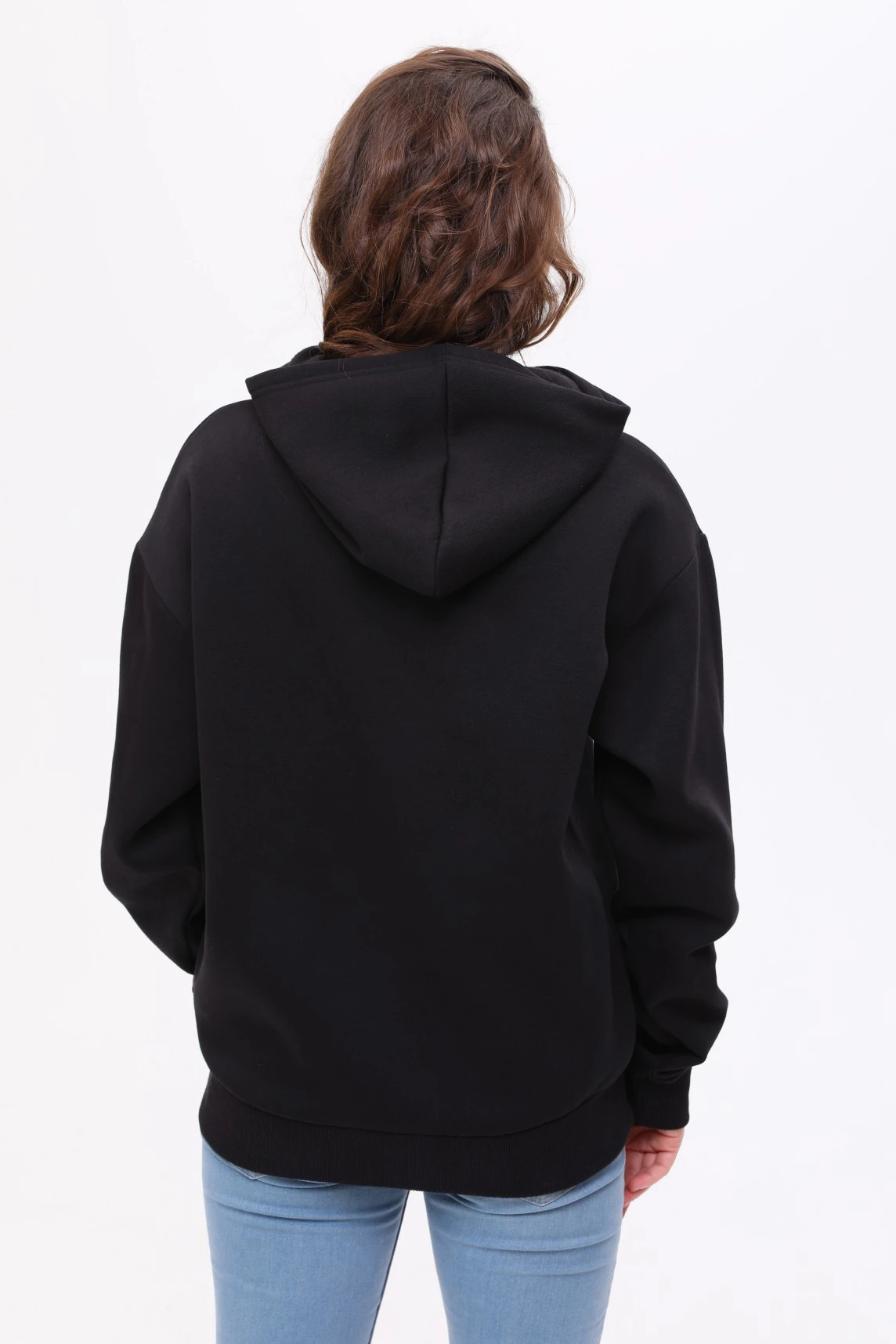 Unisex Oversize COLORADO Nakiş İşlemeli Kapşonlu Sweatshirt