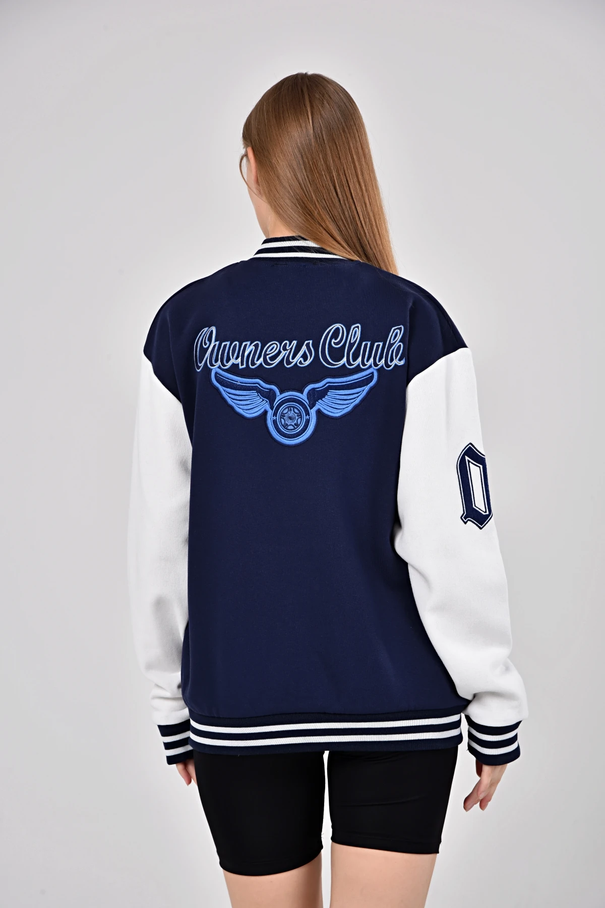 Unisex Oversize OWNERS CLUB Bomber Kolej Ceket