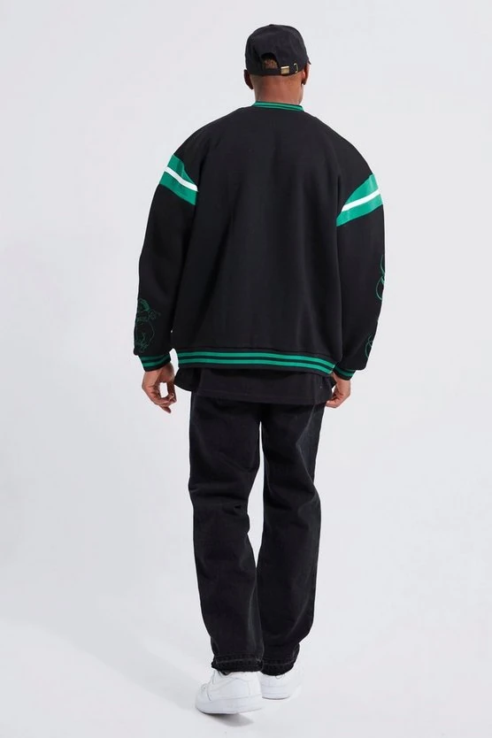 Unisex Oversize Limited Edition Homme Bomber Kolej Ceket