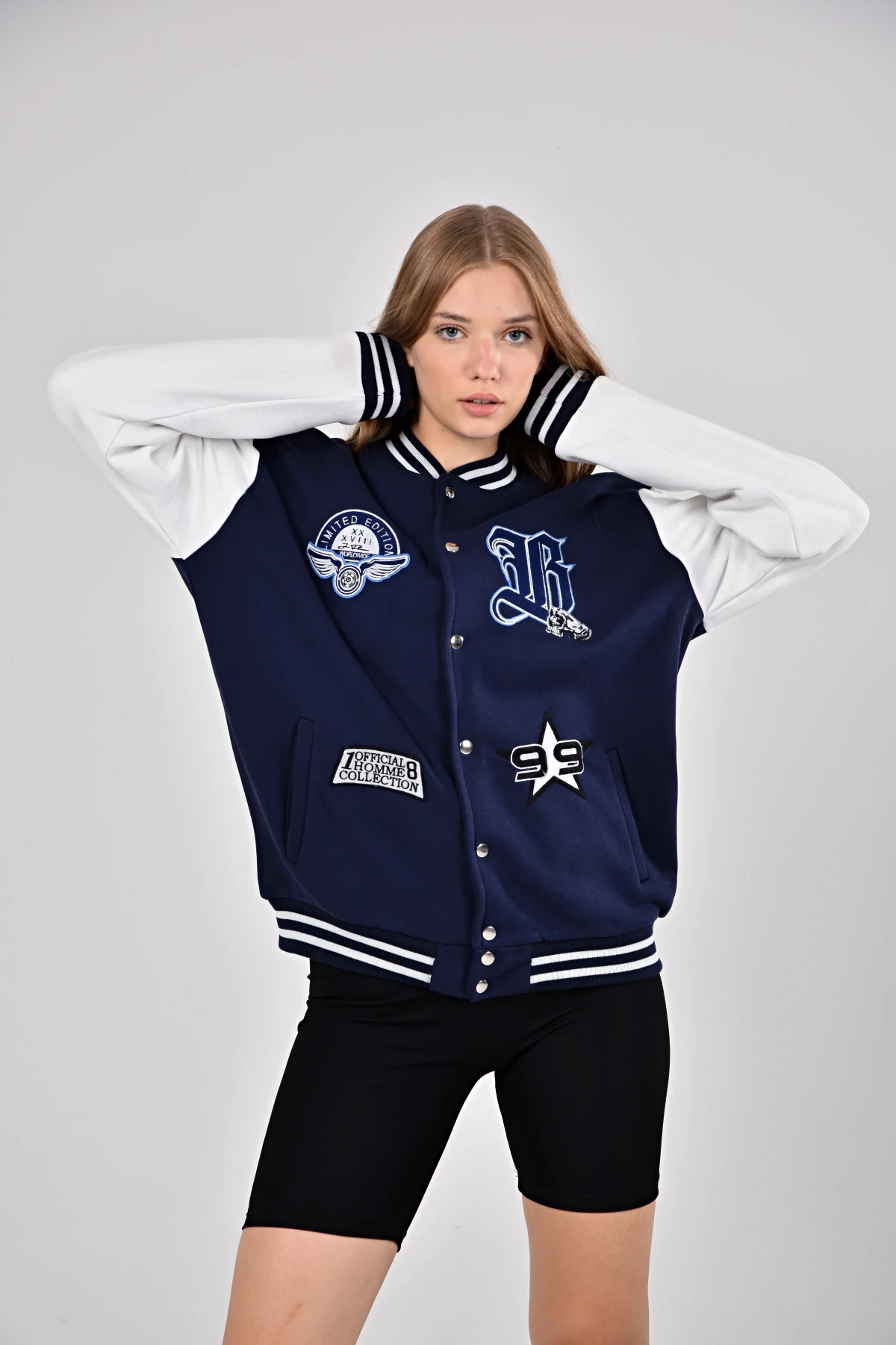 Unisex Oversize OWNERS CLUB Bomber Kolej Ceket