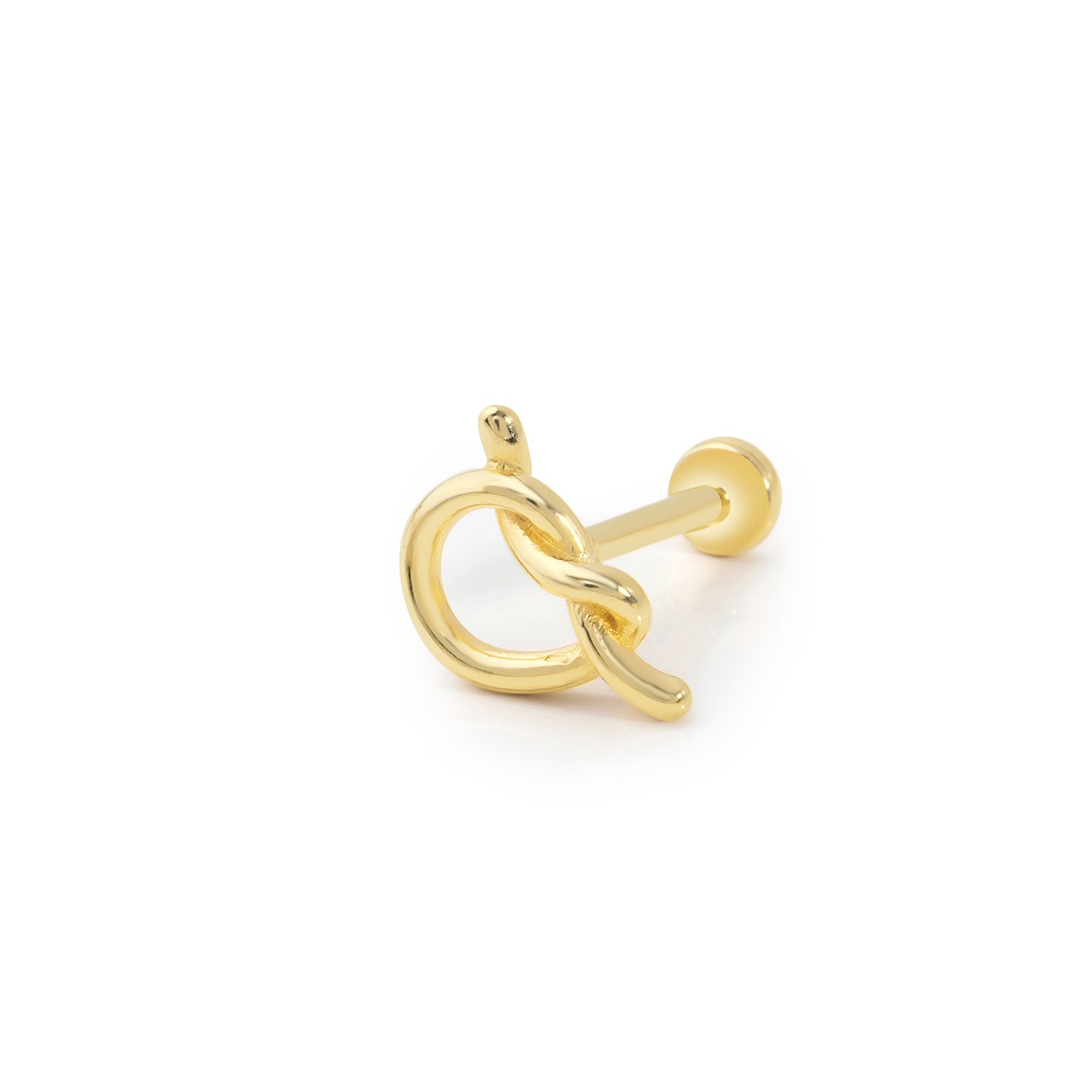 14 Carat Gold Knot Piercing