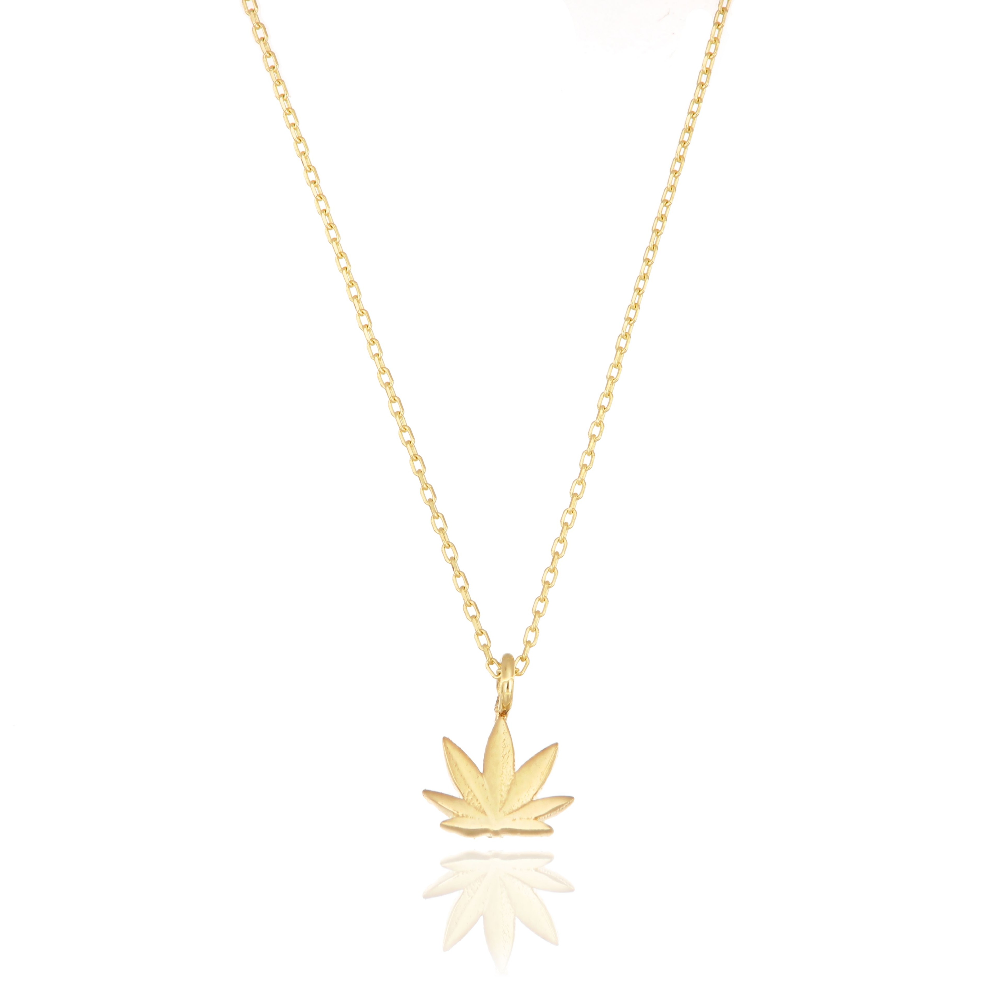 14 Carat Gold Palm Tree Pendant