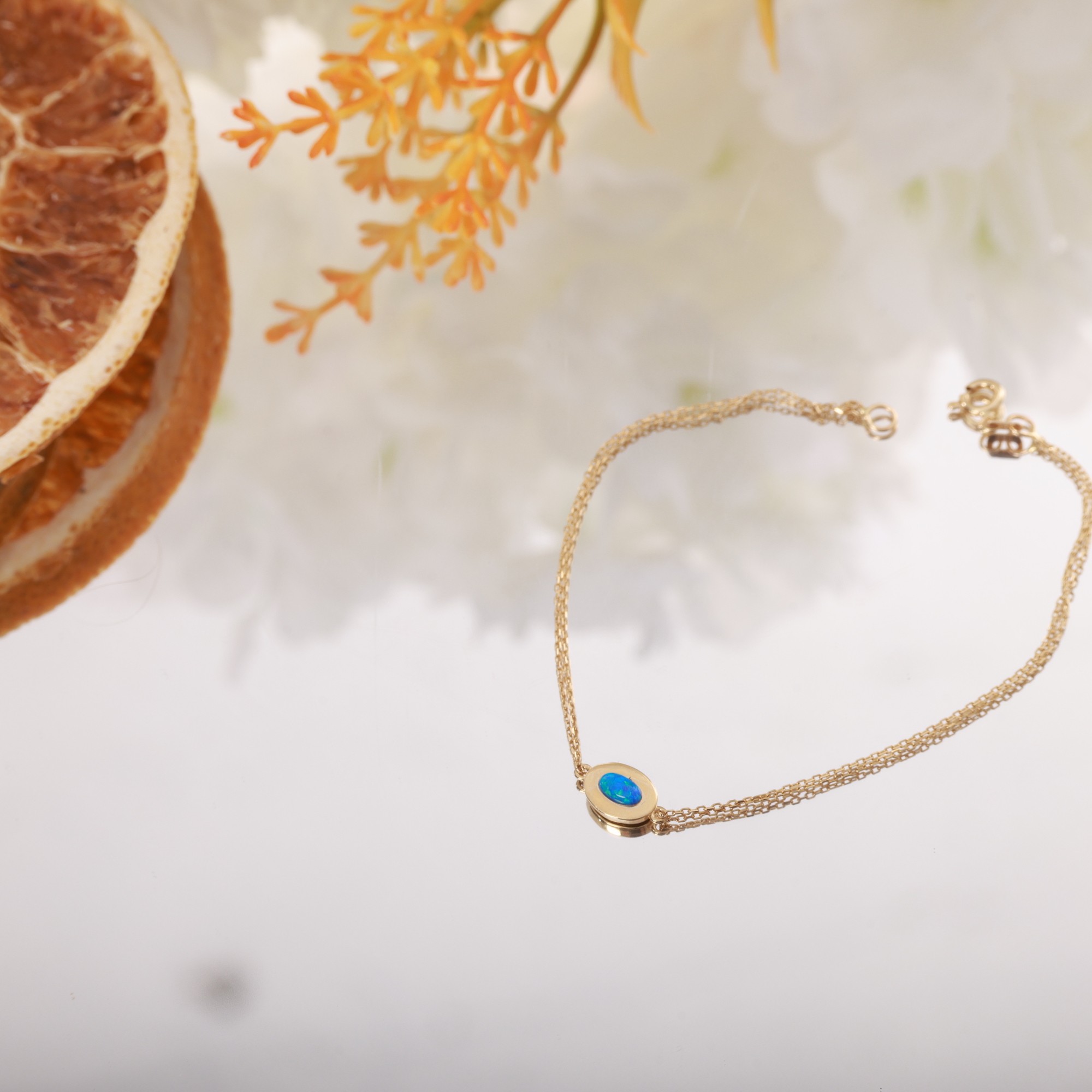 Gold Opal Bracelet