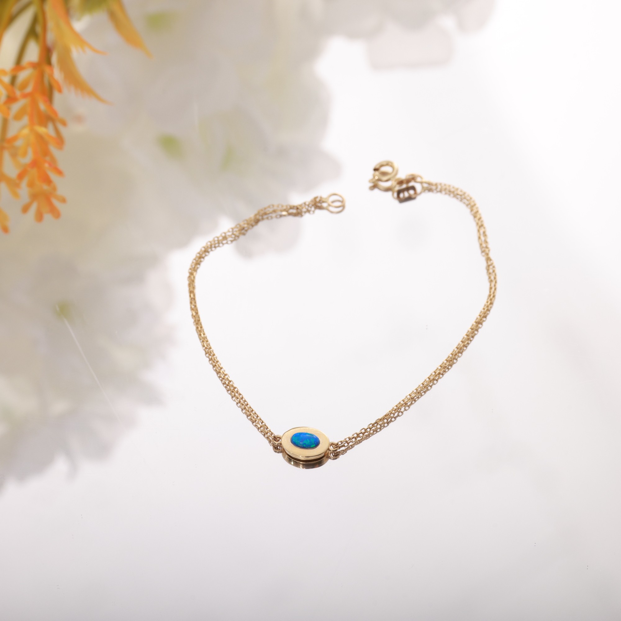 Gold Opal Bracelet