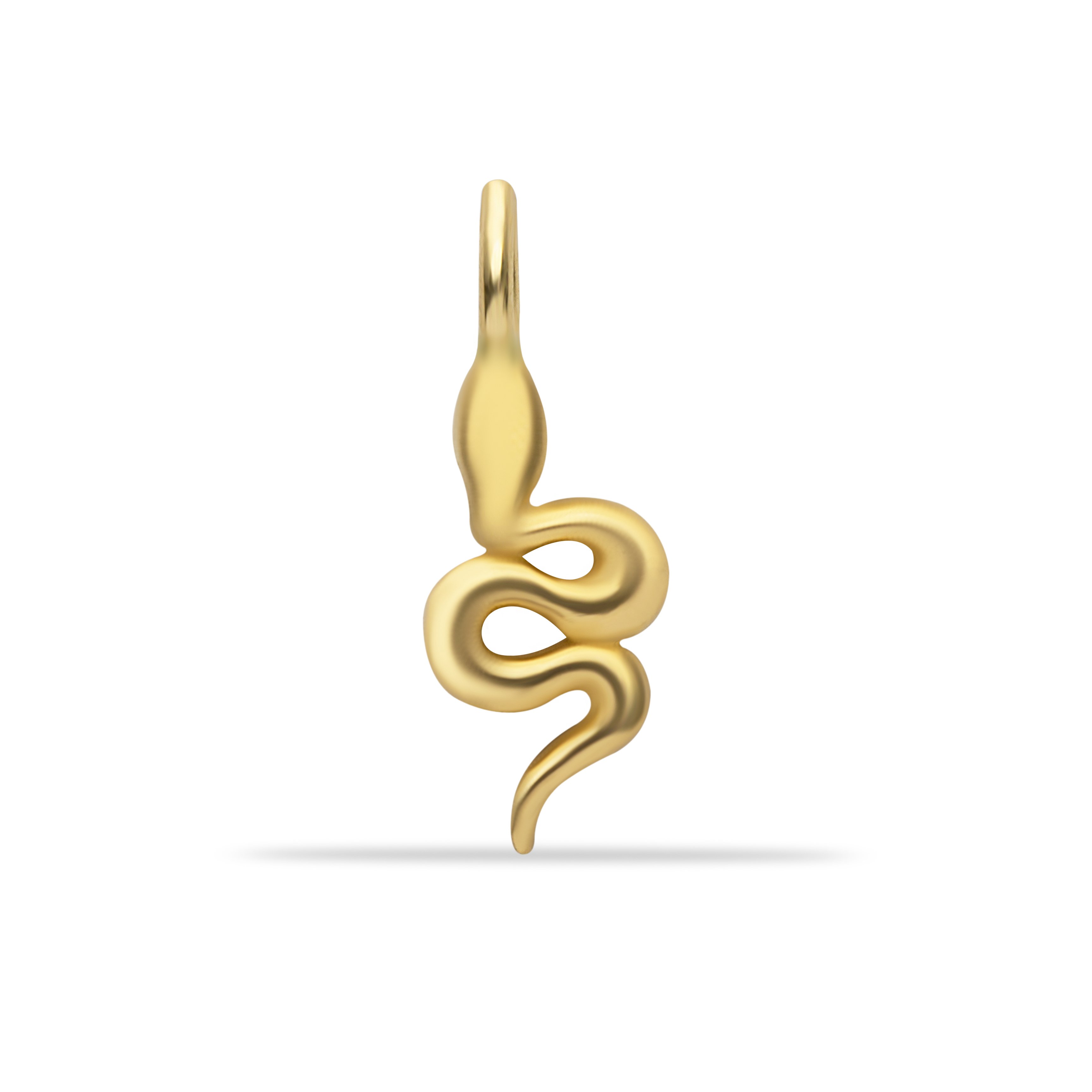 14 Carat Gold Snake Pendant