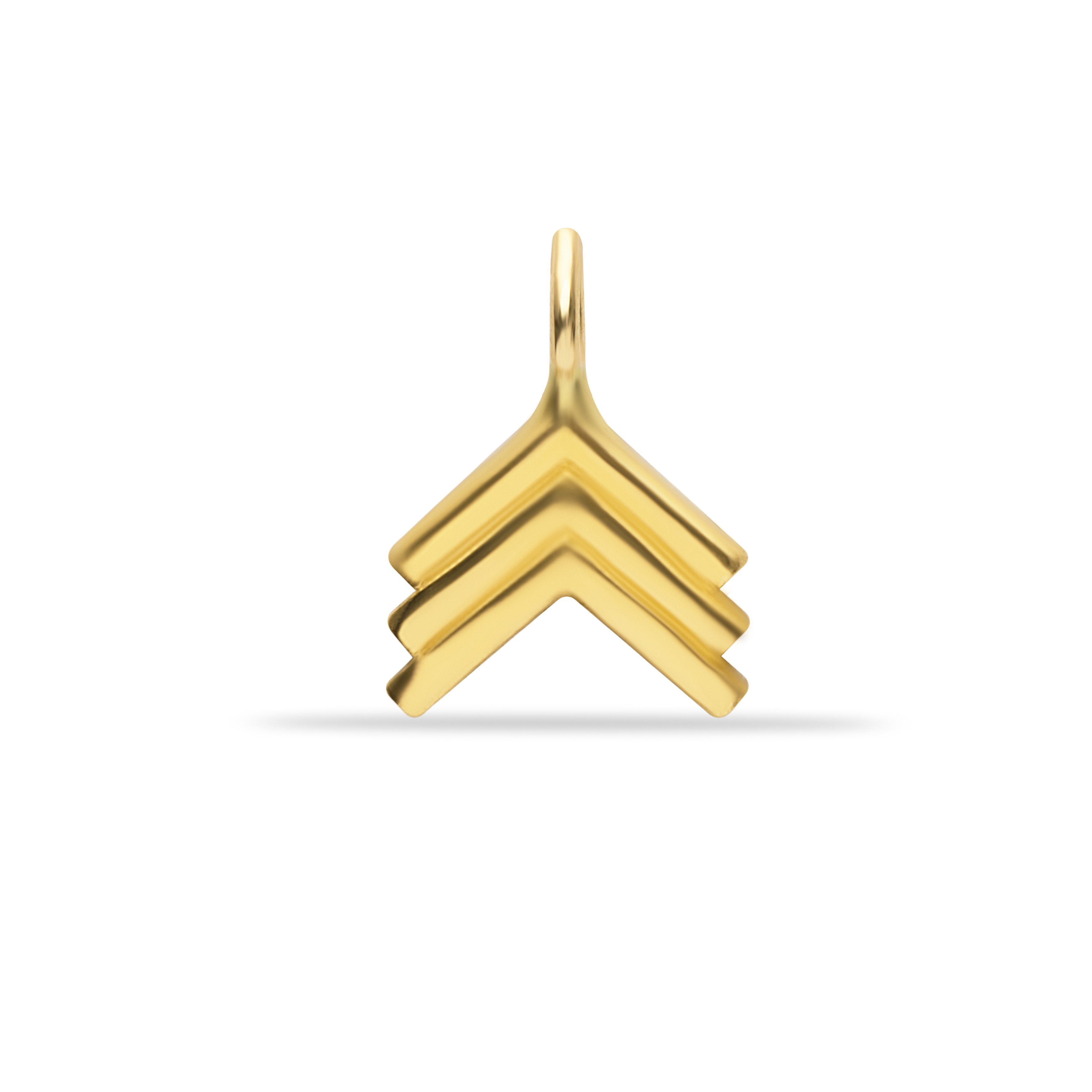 14 Carat Gold Arrow Pendant