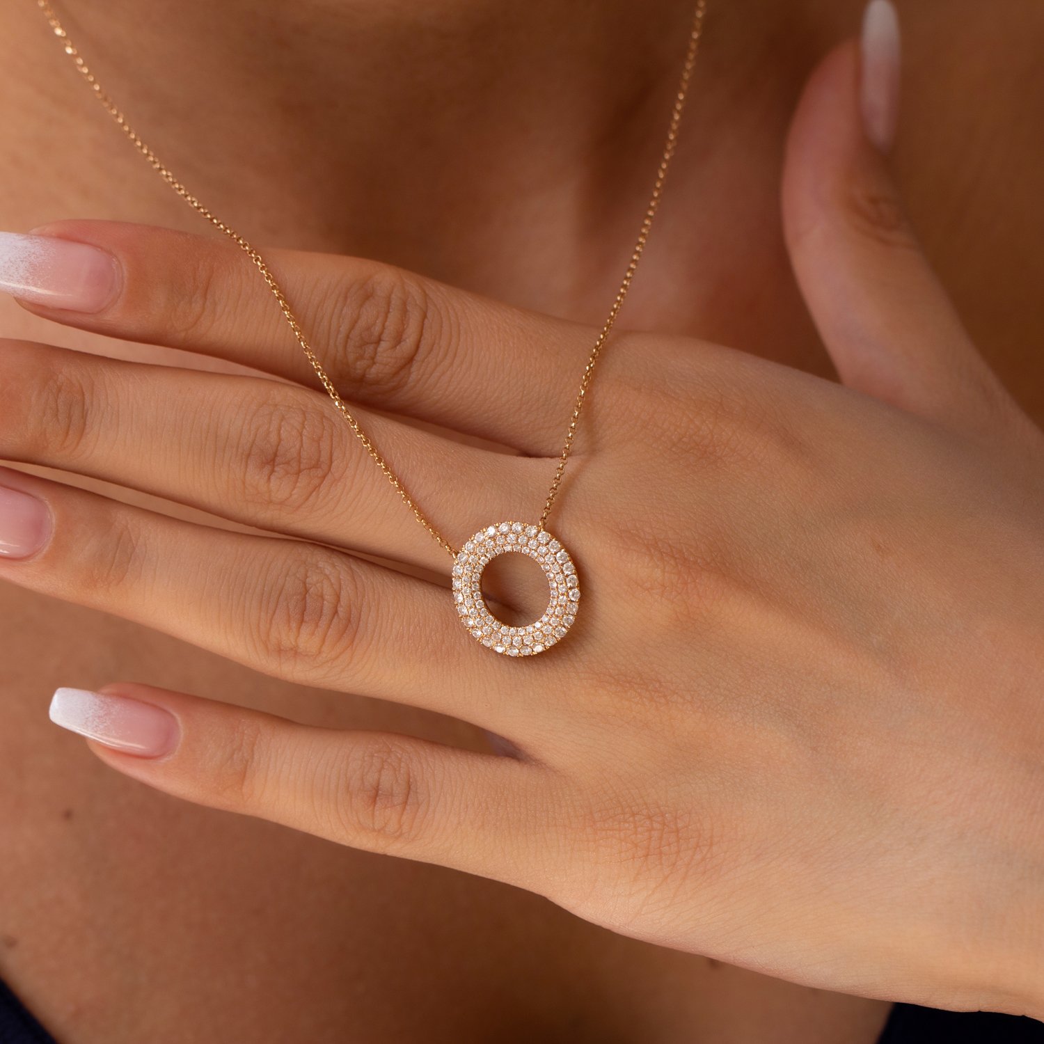 Gold Ring Design Diamond Necklace