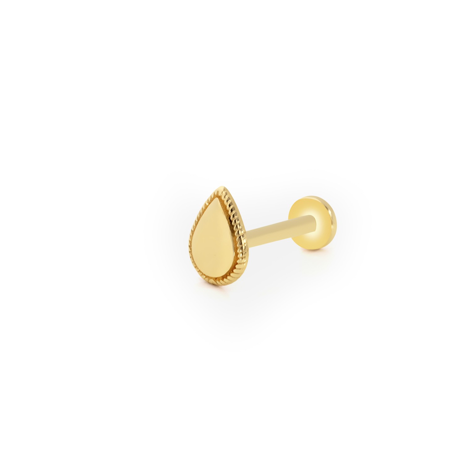 14 Carat Gold Drop Piercing