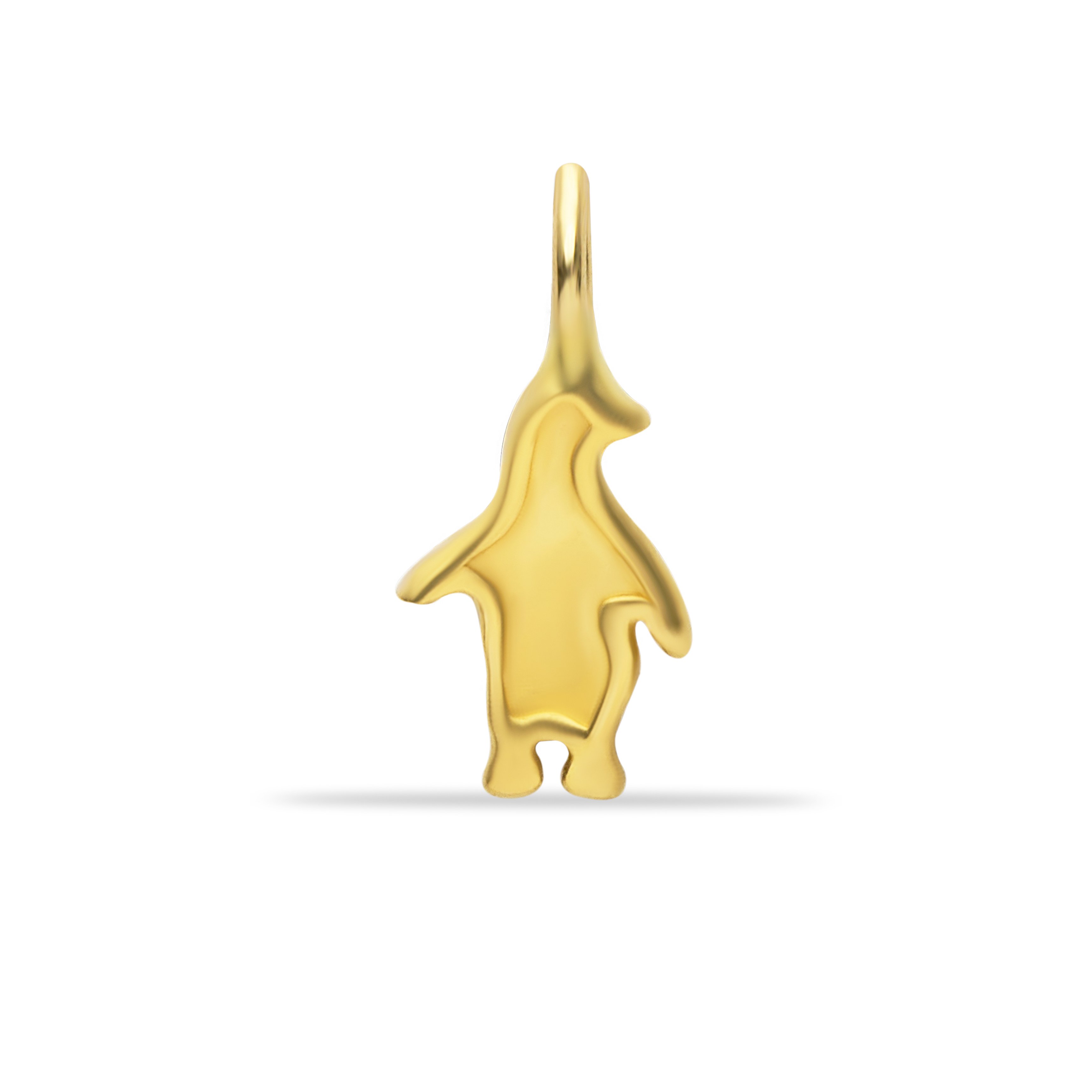 14 Carat Gold Penguin Pendant