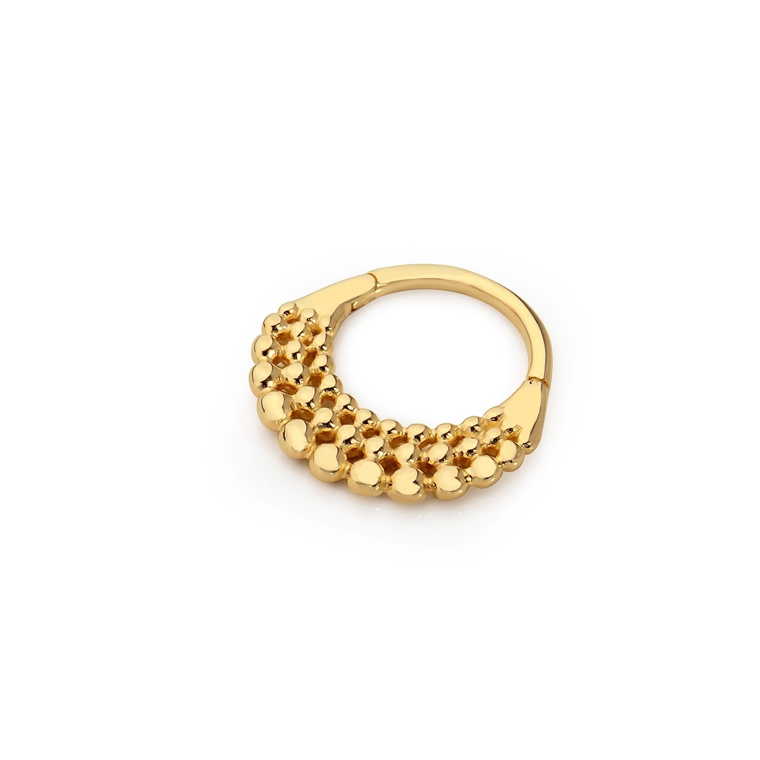 14 Carat Gold Ball Design Helix Piercing