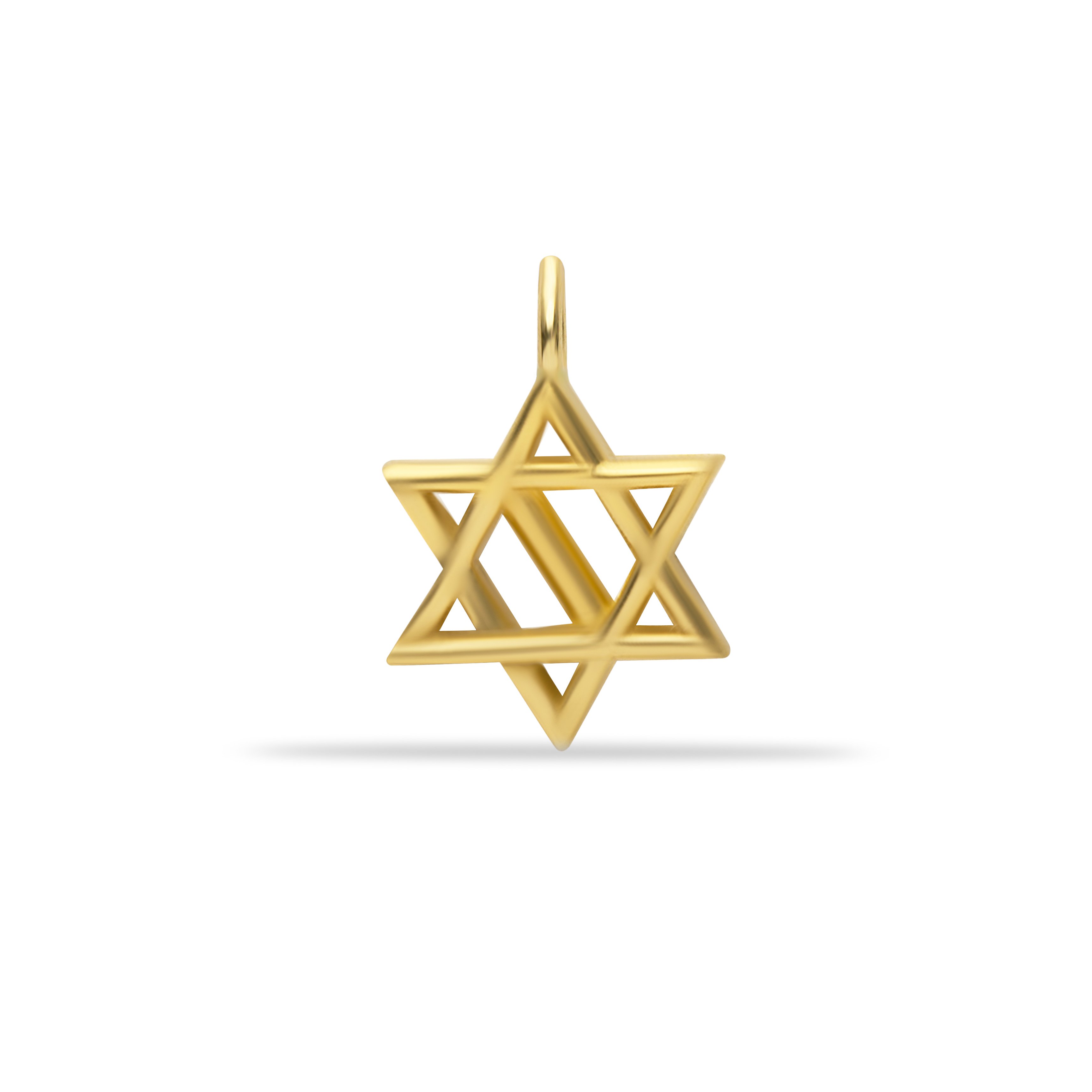 14 Carat Gold Star of David Pendant