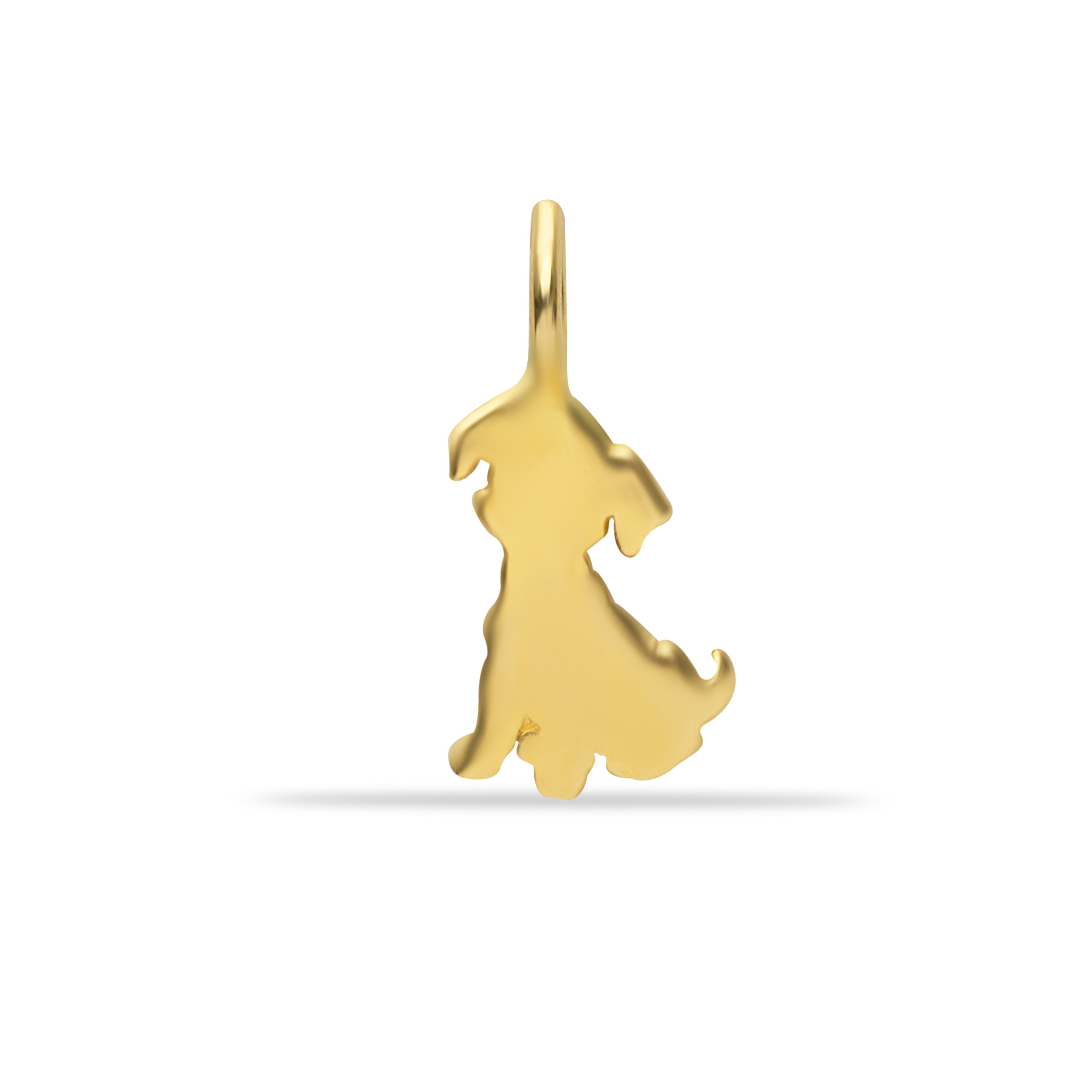 14 Carat Gold Dog Figure Pendant
