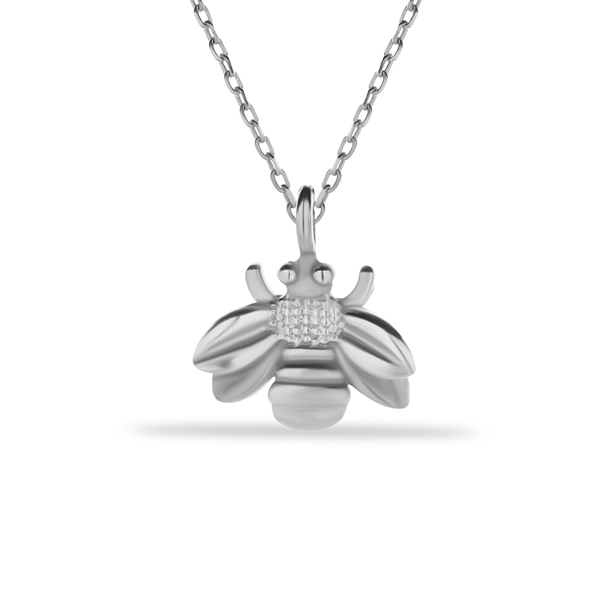 14 Carat Gold Modern Bee Necklace