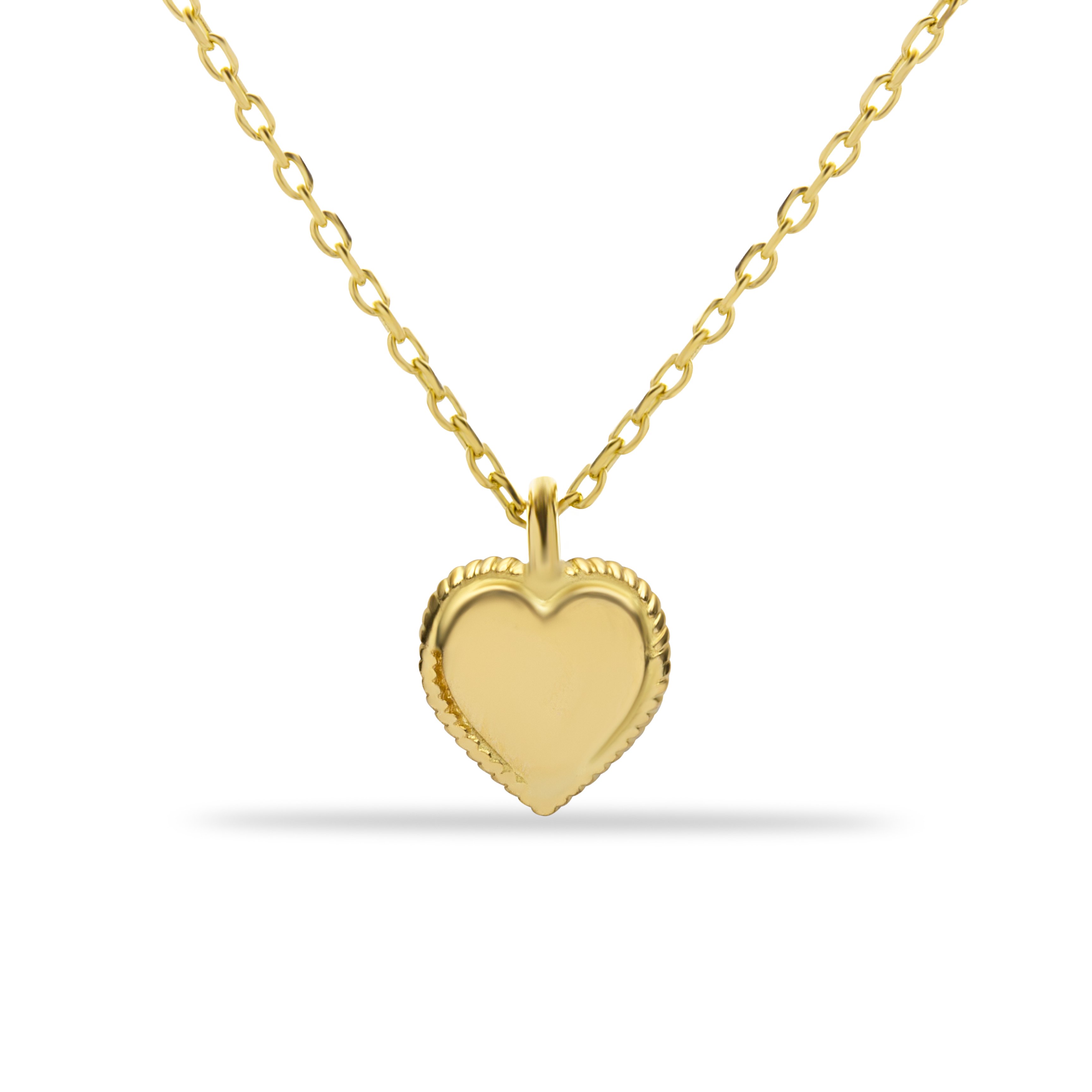 14 Carat Gold Elegant Heart Pendant