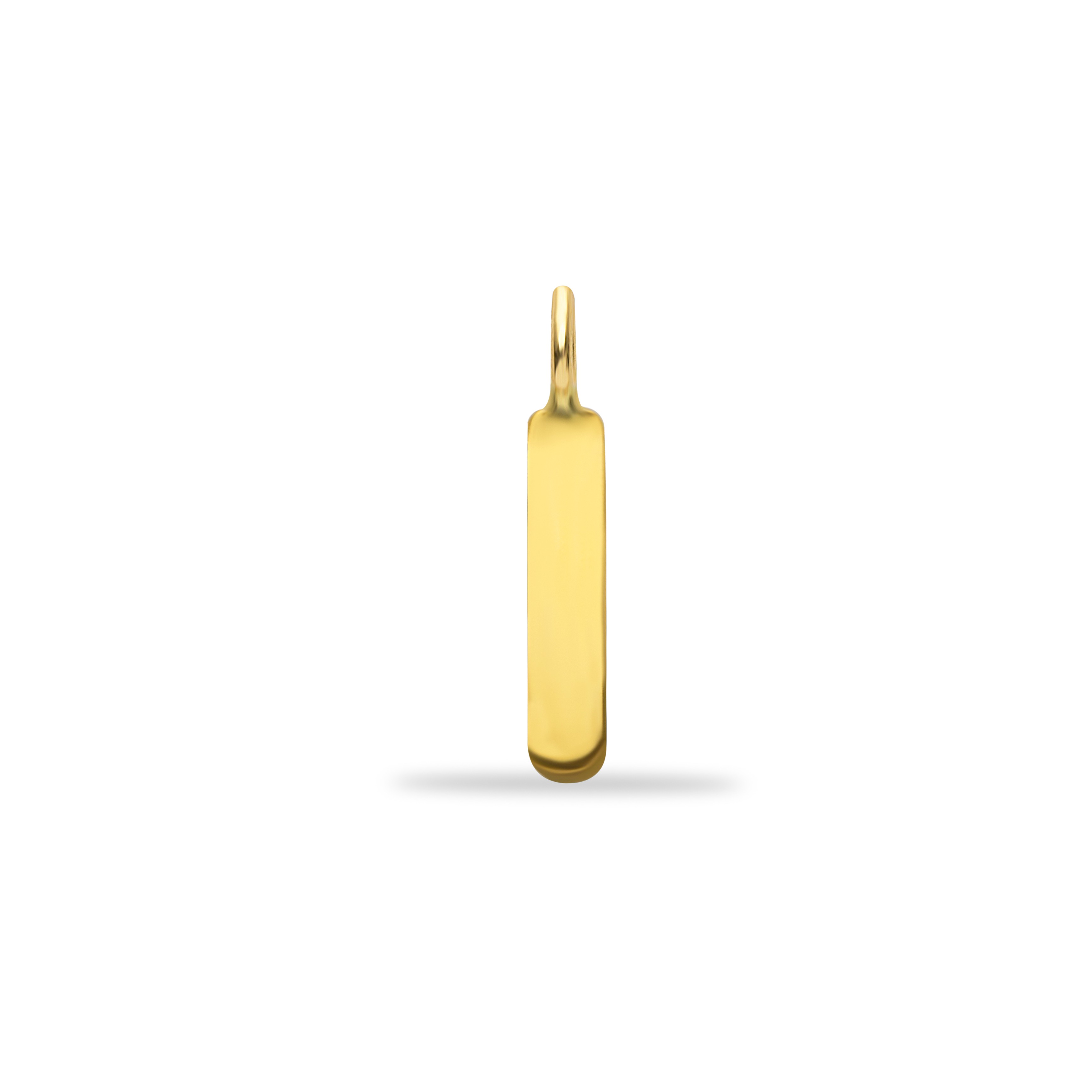 14 Carat Gold Minimal Bar Pendant