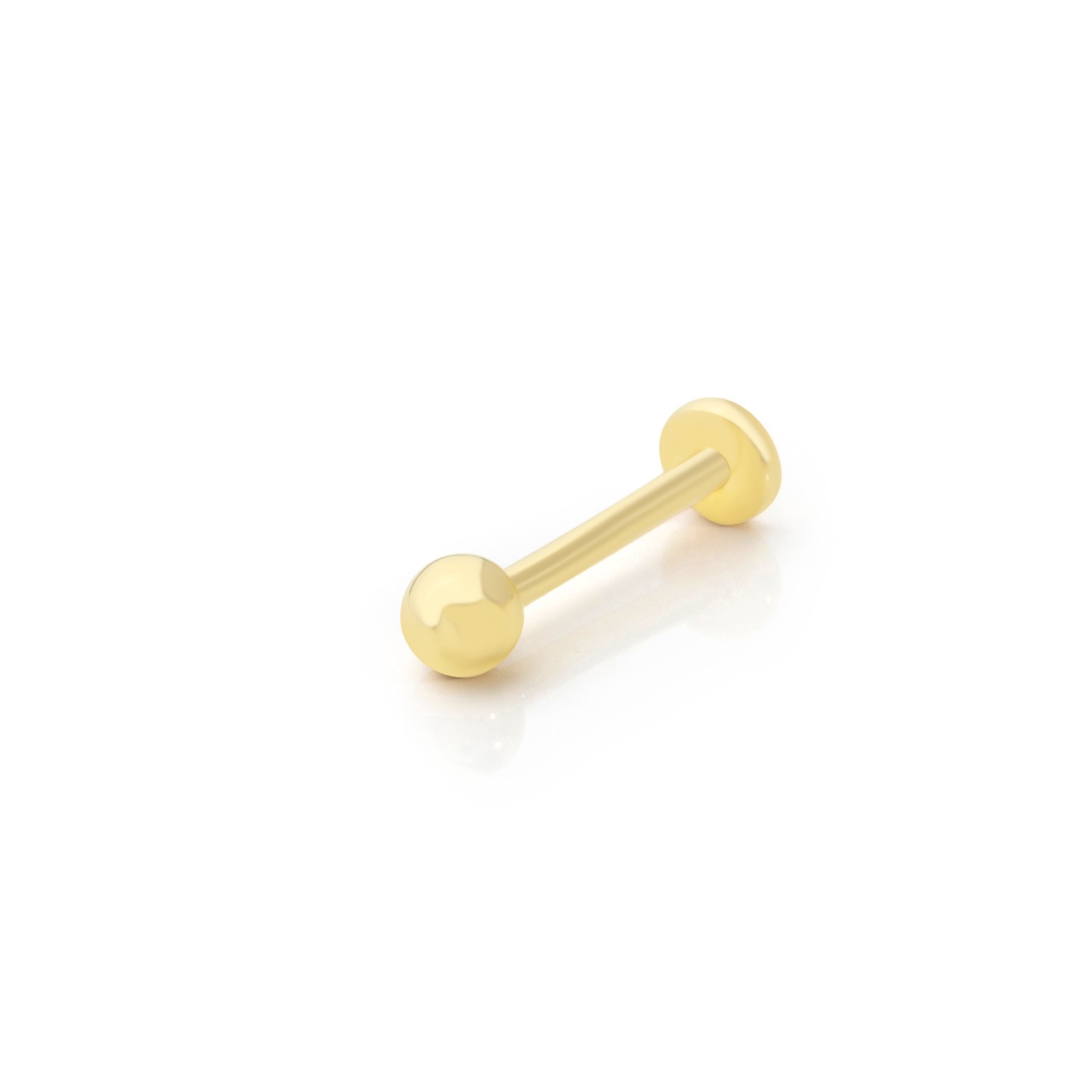 14 Carat Gold Ball Tragus Piercing