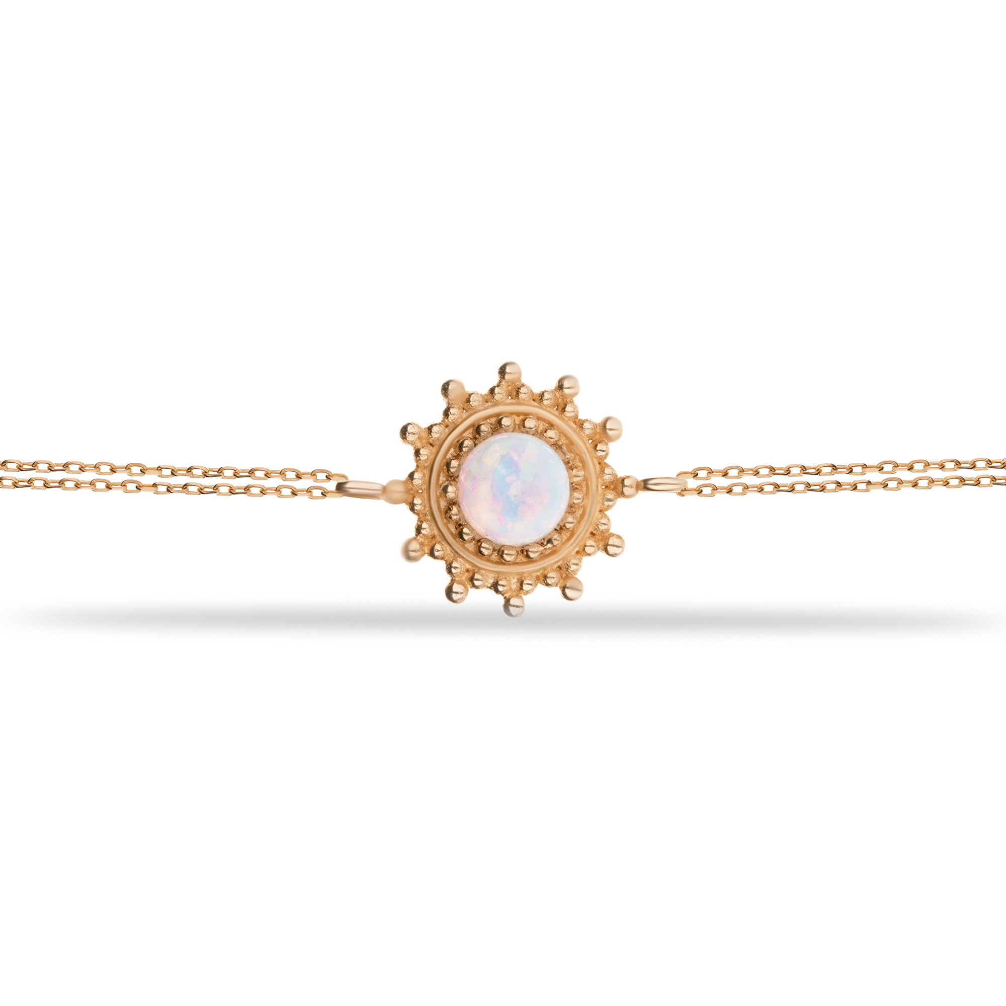 Gold Opal Stone Bracelet