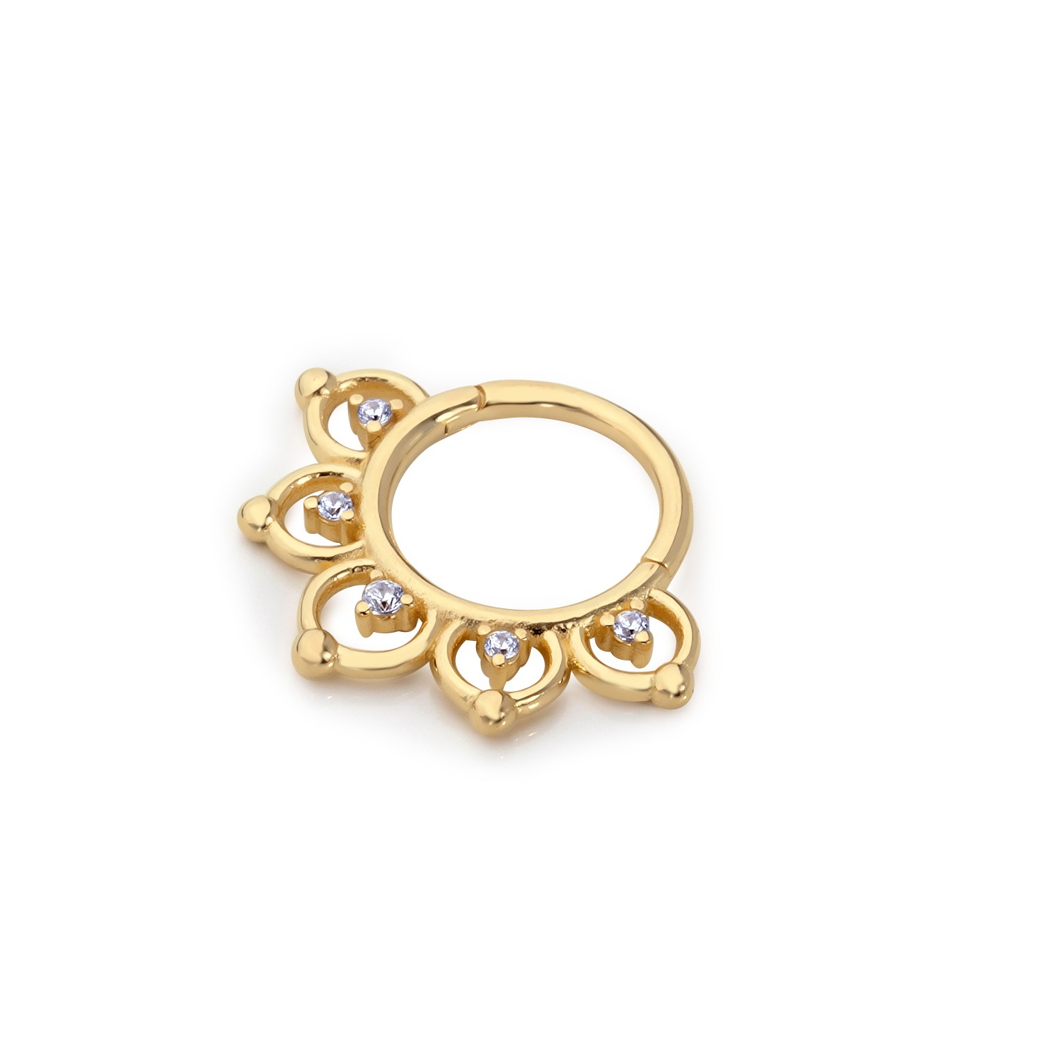 14 Carat Gold Ring Design Helix Piercing