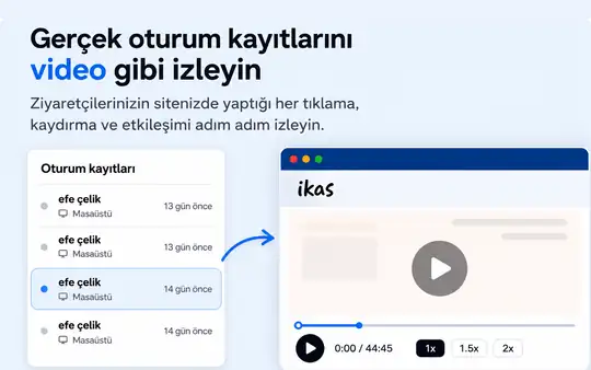 Geri Sar | Müşteri Oturum Tekrarları ekran görüntüsü 3