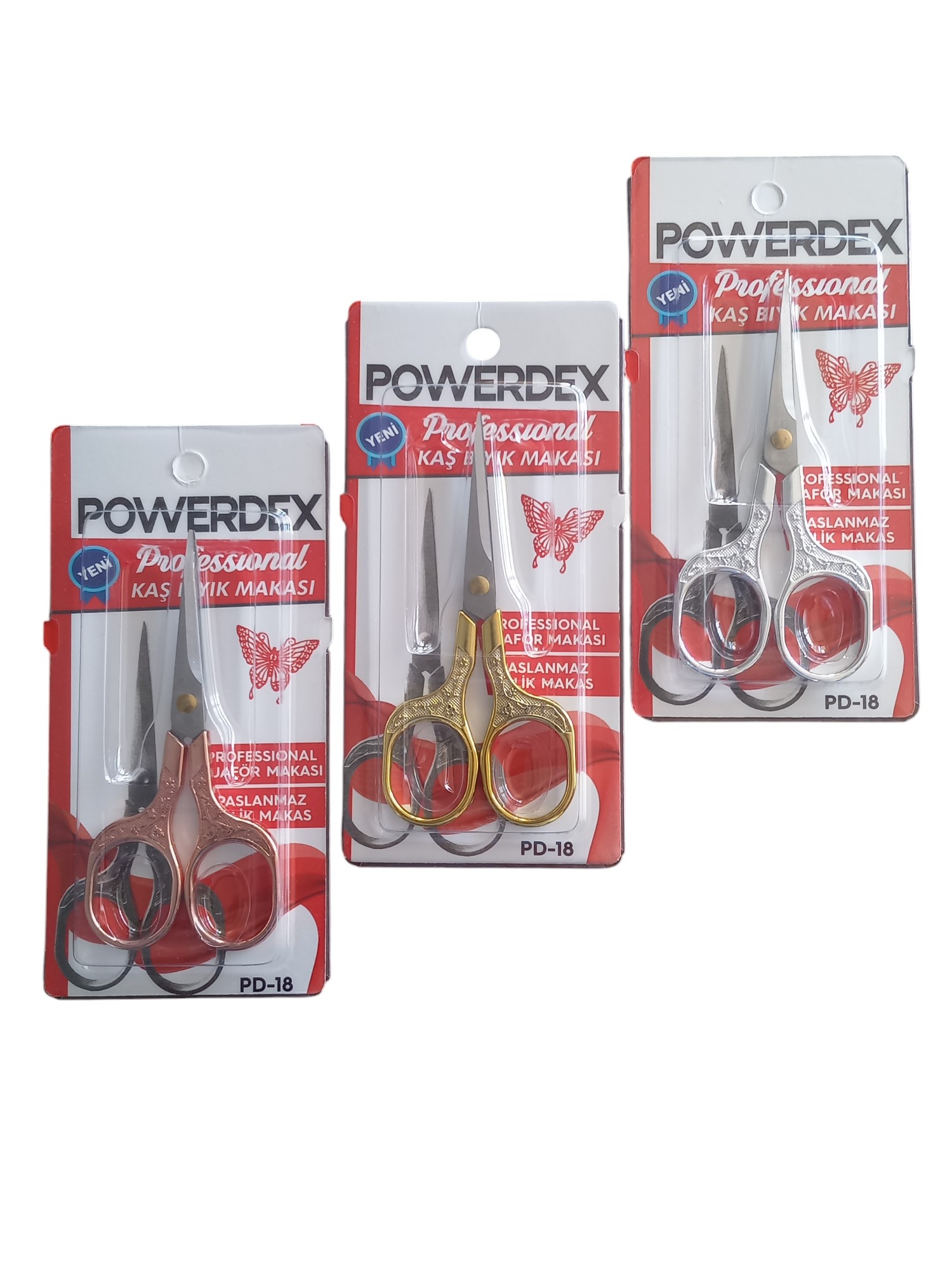 POWERDEX PD-18 PROFESYONEL KAŞ VE BIYIK MAKASI.