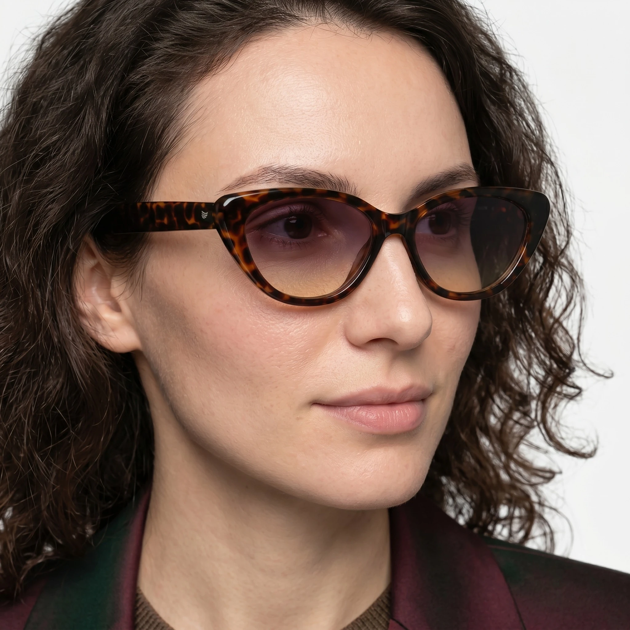 Leopar Cat Eye Kadın Güneş Gözlüğü - Mootlu MOD693 CD07