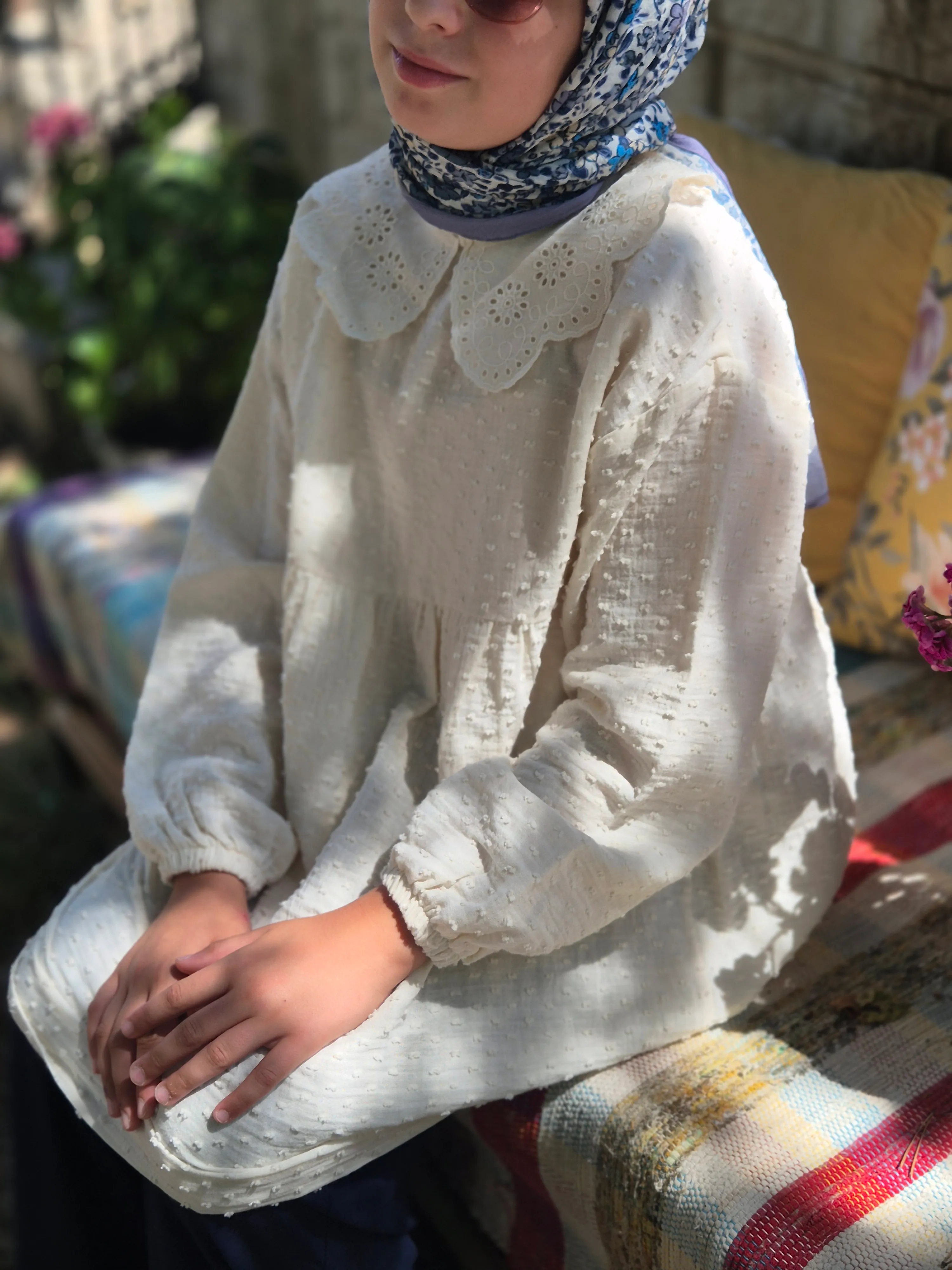 Fisto Yaka Müslin Tunik