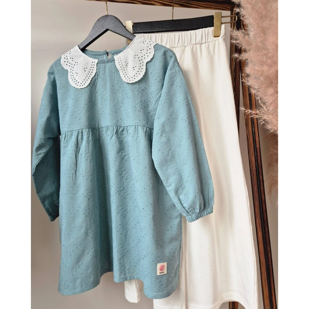 Mavi Fisto  Tunik Takım