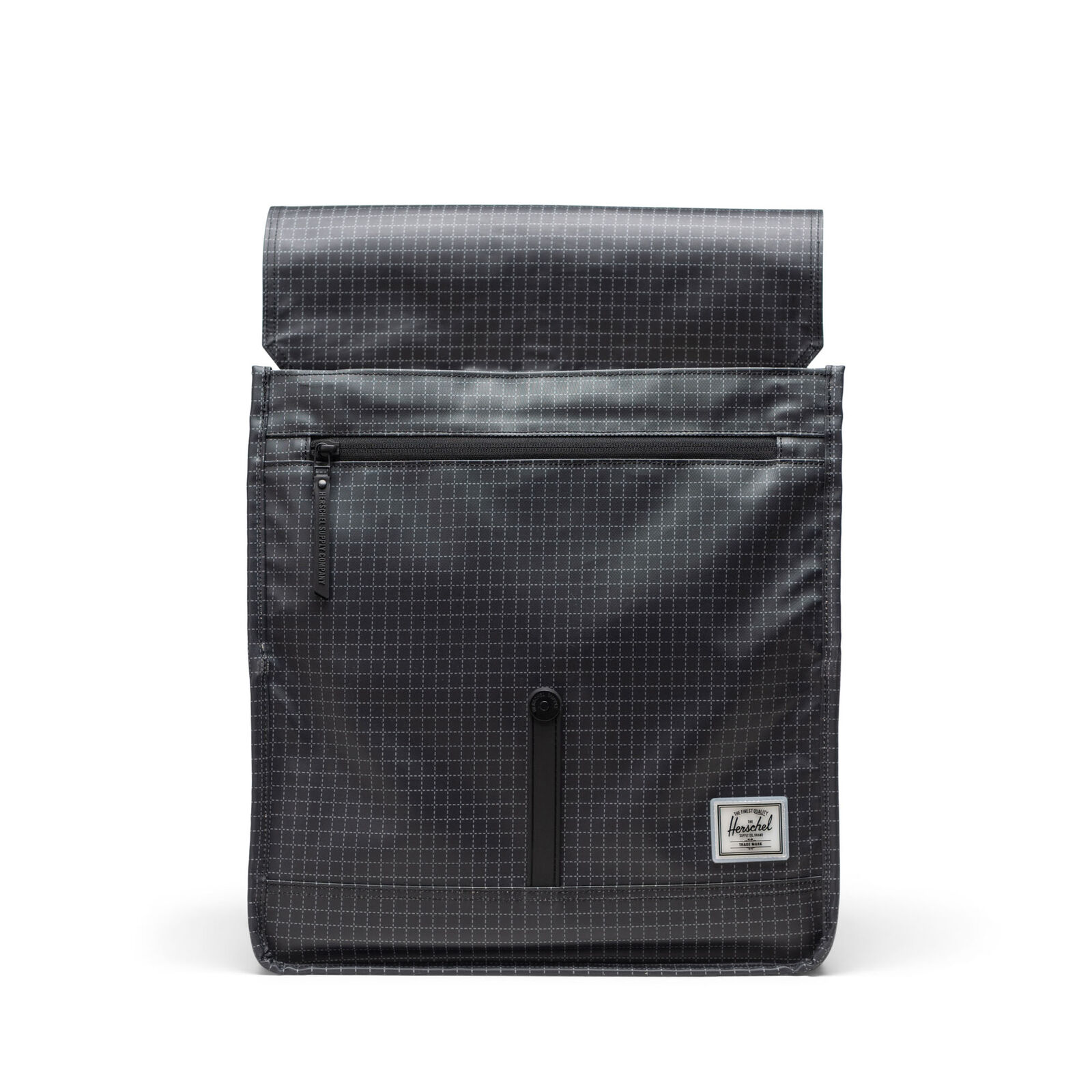 Herschel Supply City Mid Volume Weather Resistant Black Grid Sırt Çantası