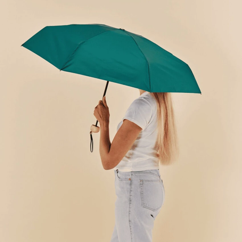 Original Duckhead The Mini Ultra Kompakt Şemsiye - Orman yeşili