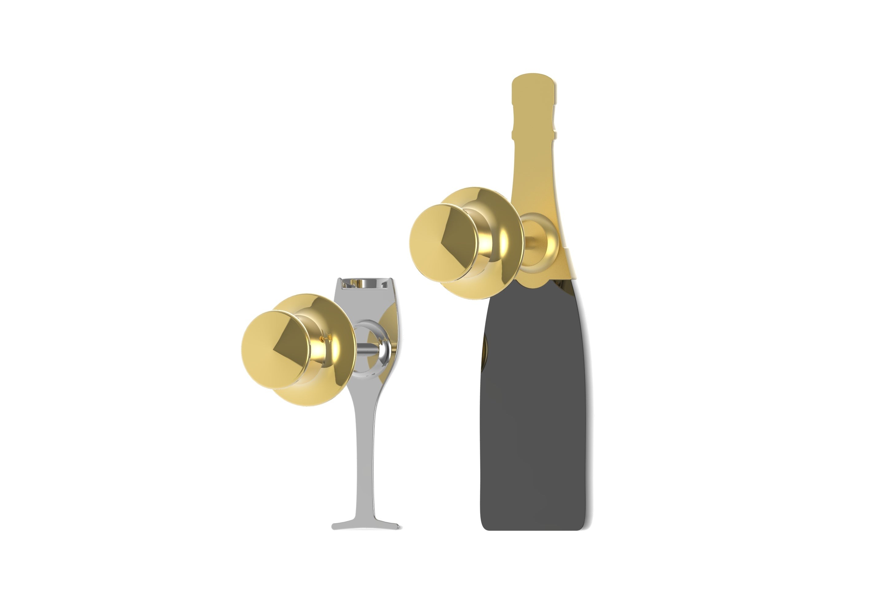 Metalmorphose Şarap & Kadeh Pin Seti