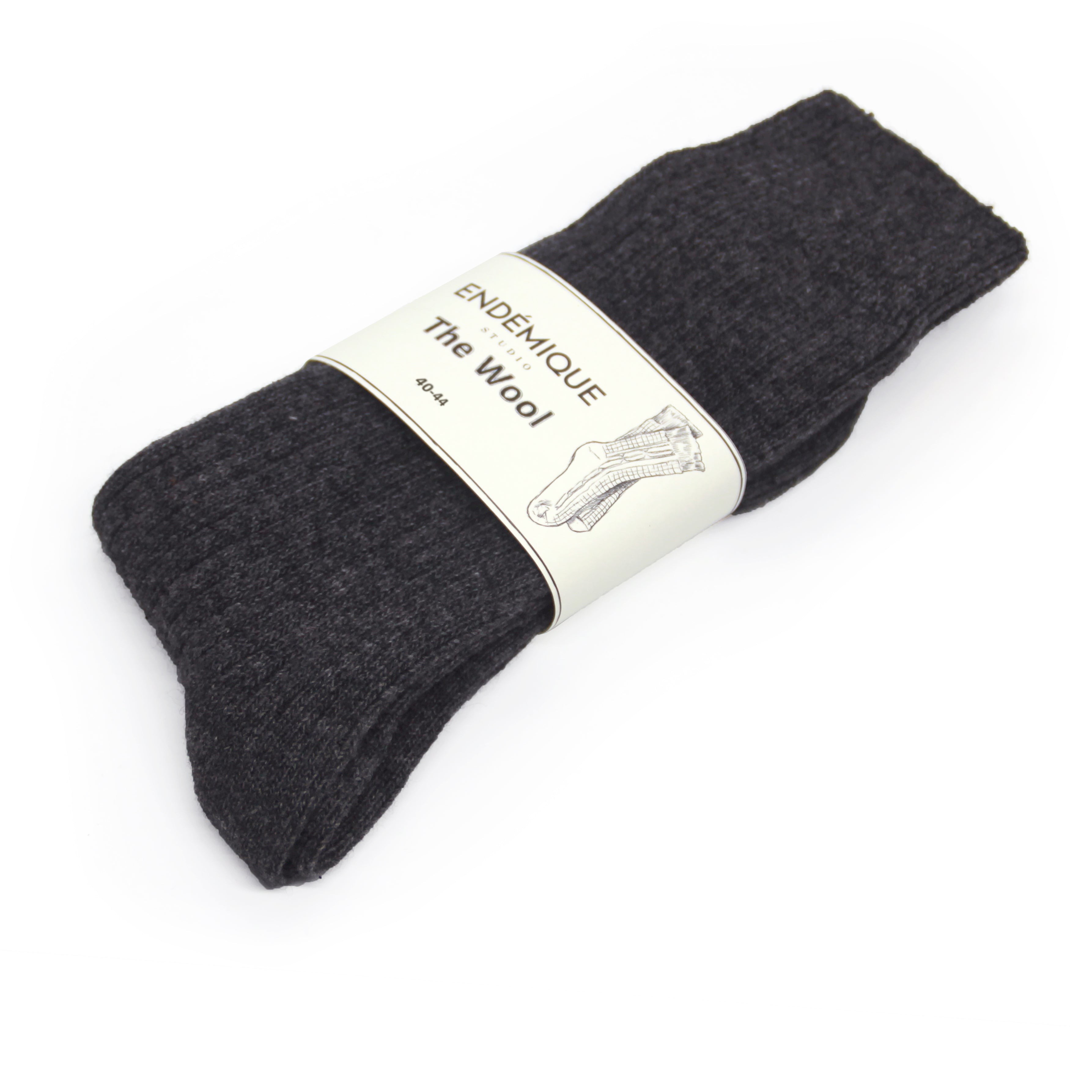 Endémique Studio The Wool VL Grey-Erkek Çorap