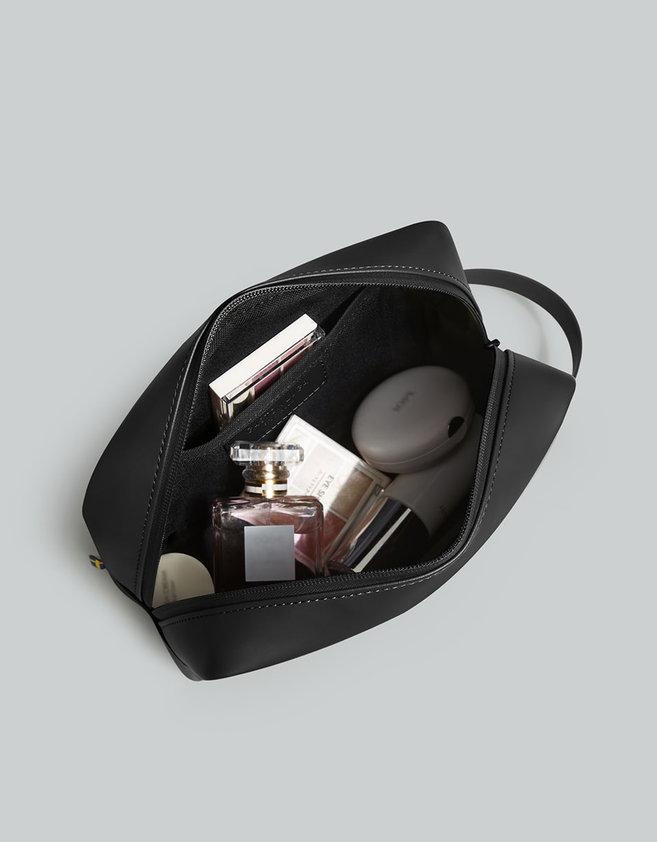 Gaston Luga Spläsh Toiletry Bag - Black-Makyaj Çantası