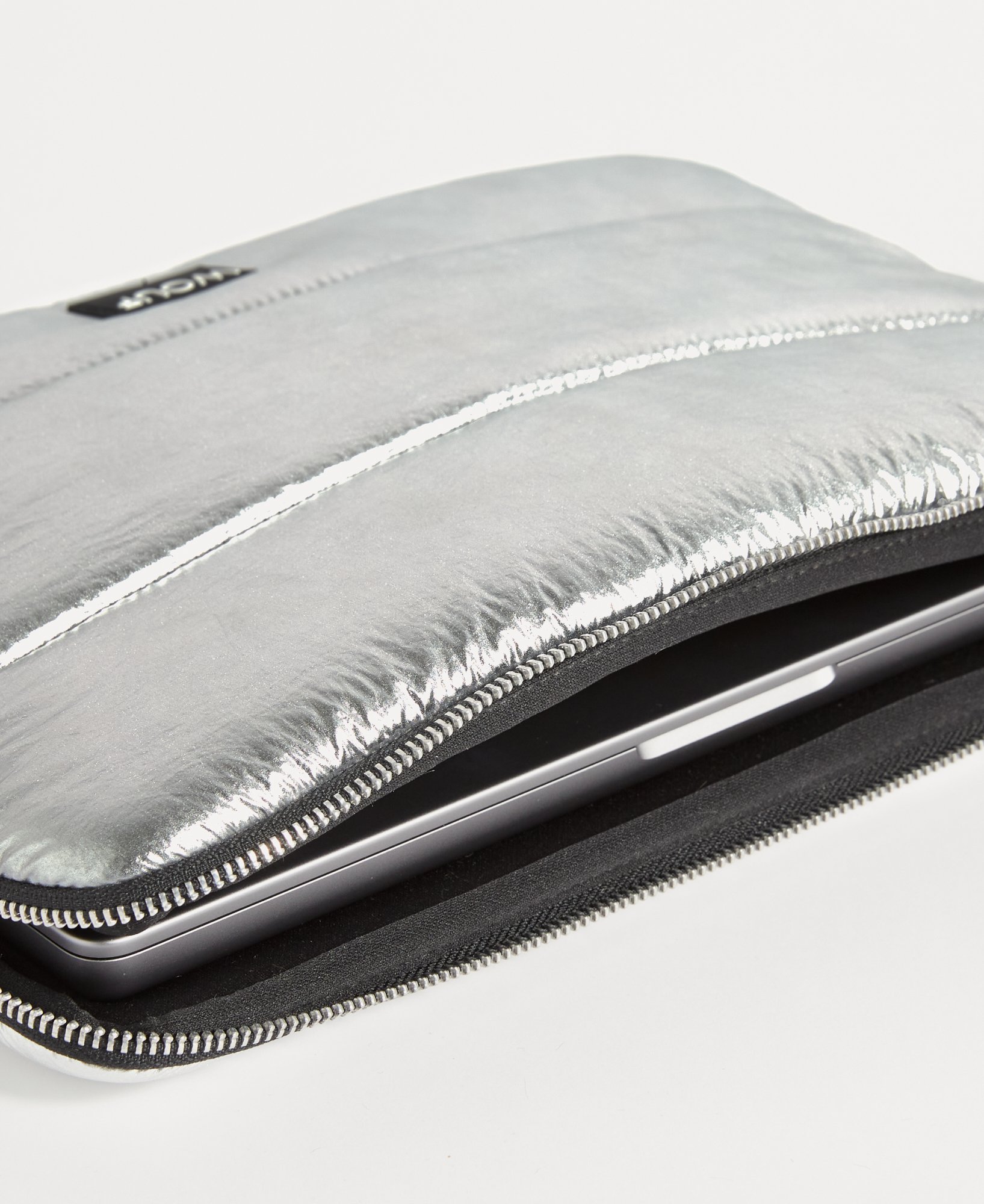 Wouf Silver Glossy Laptop Sleeve 13"&14" Laptop Çantası