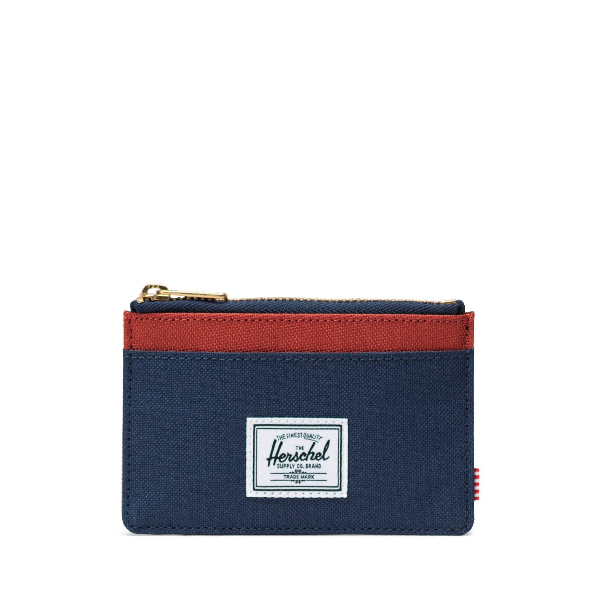 Herschel Oscar Cardholder Black Iris/Red Ochre/Twill  Kartlık