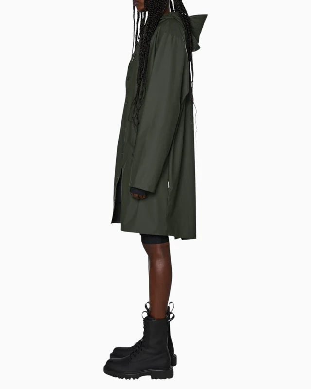 Rains Long Jacket Green Yağmurluk