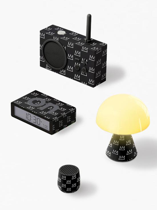 Lexon Flip + Alarm Saat X 
X Jean-Michel Basquiat Crown