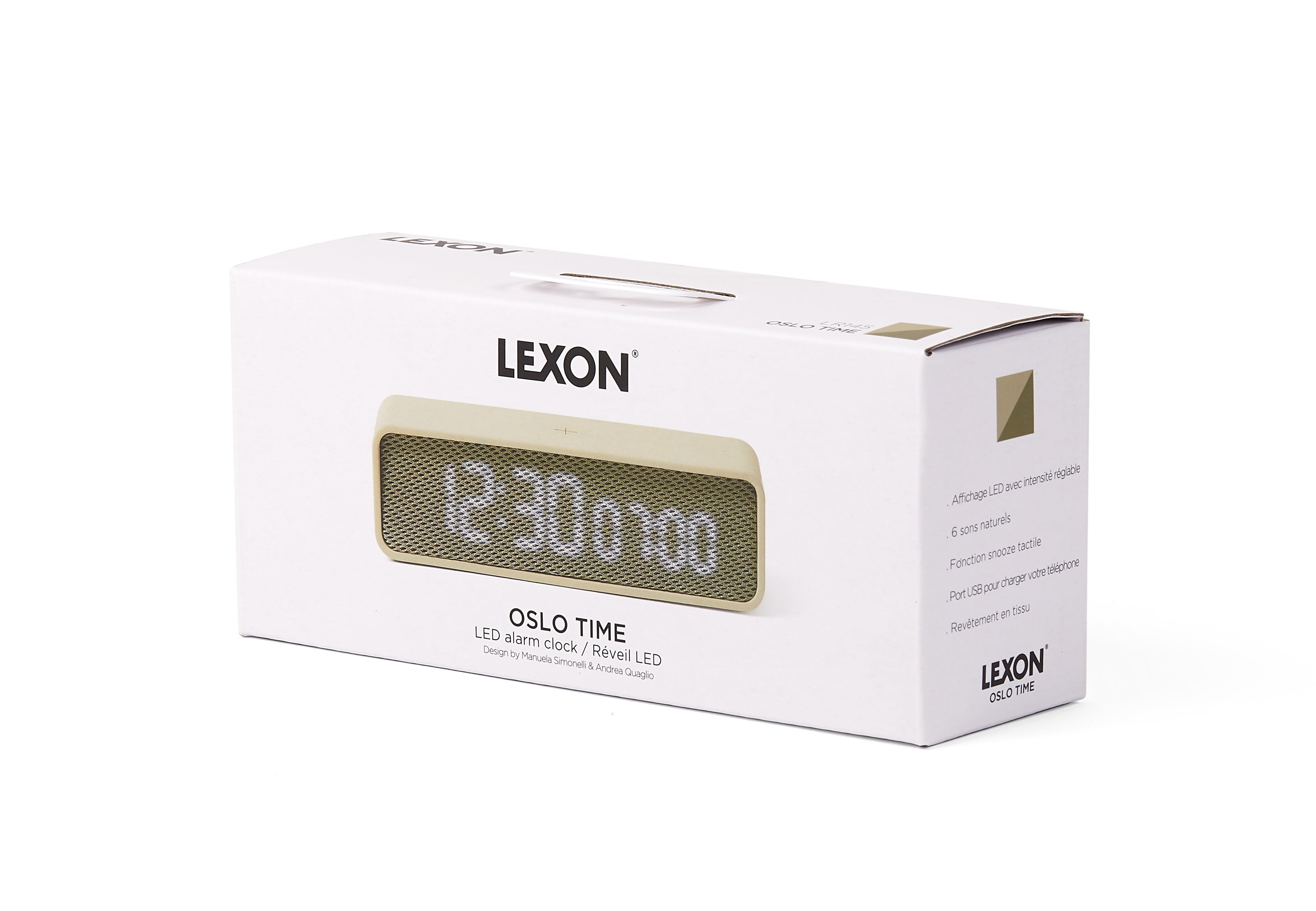 Lexon Oslo Alarm Saat Gri / Gri