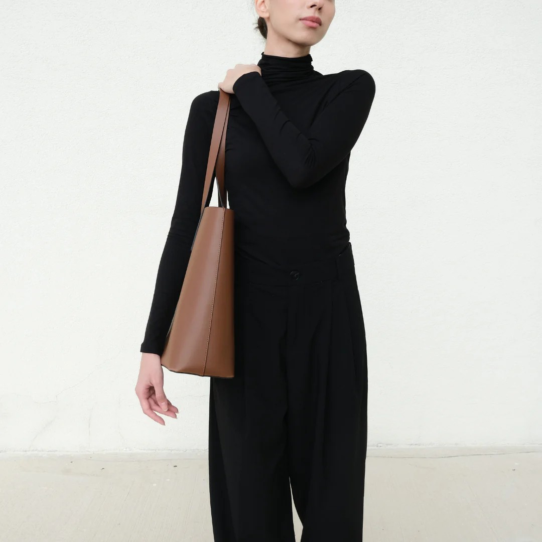 Truffaut Bags Adrien Tote Çanta Taba