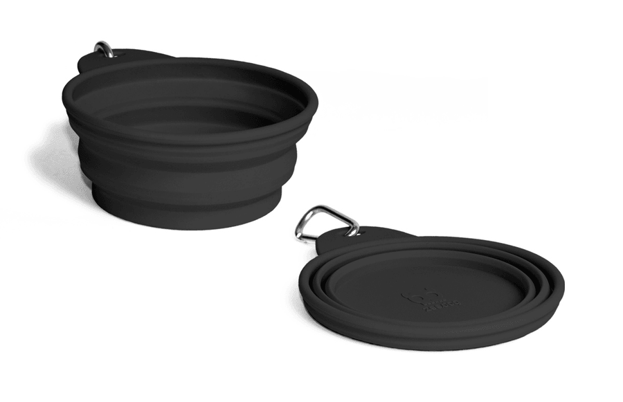 Zee.Dog - Black Go Bowl | Taşınabilir Su Kabı - Large
