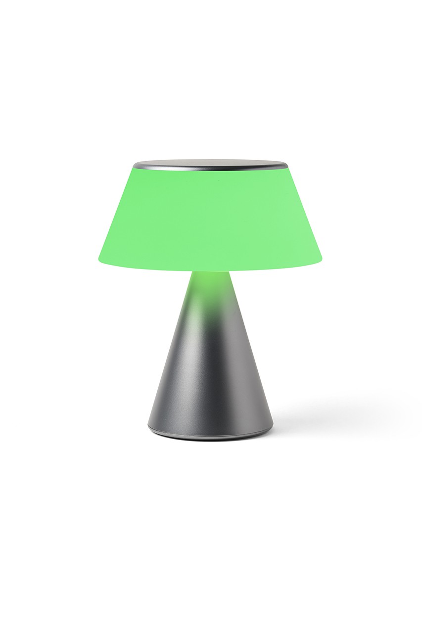 Lexon Luma XL Led Lamba Metalik Gri