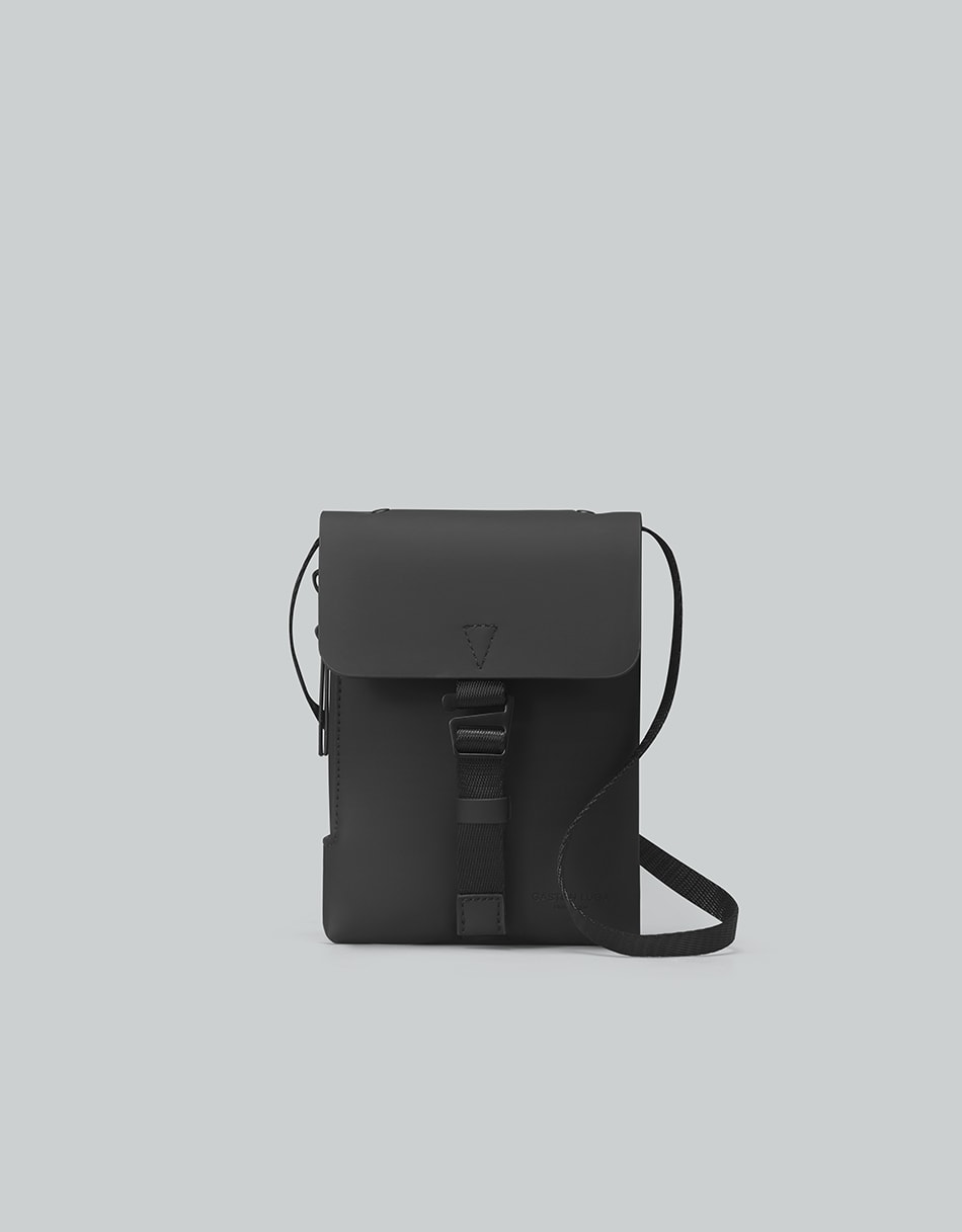 Gaston Luga Spläsh Mini Crossbody Omuz Çantası - Black Çapraz Çanta