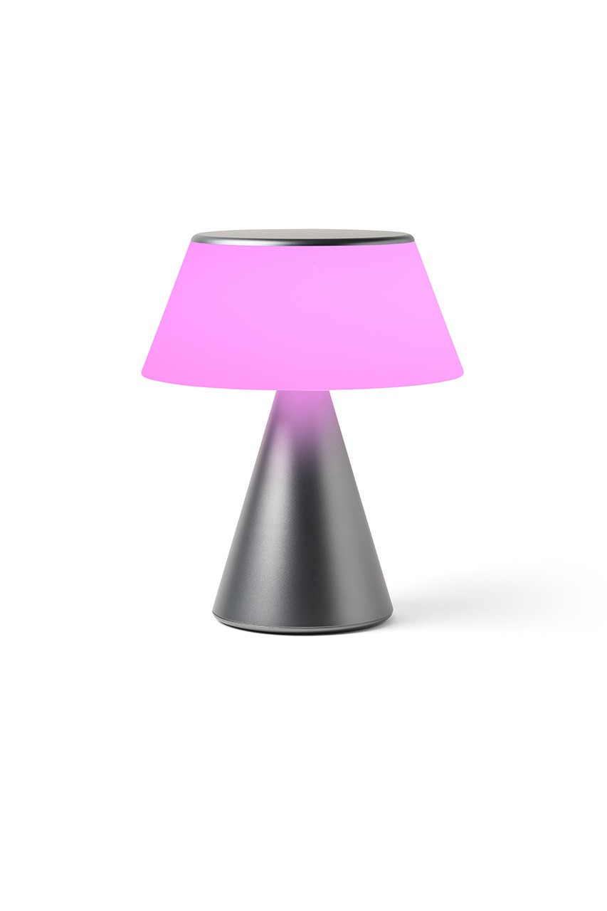 Lexon Luma XL Led Lamba Metalik Gri