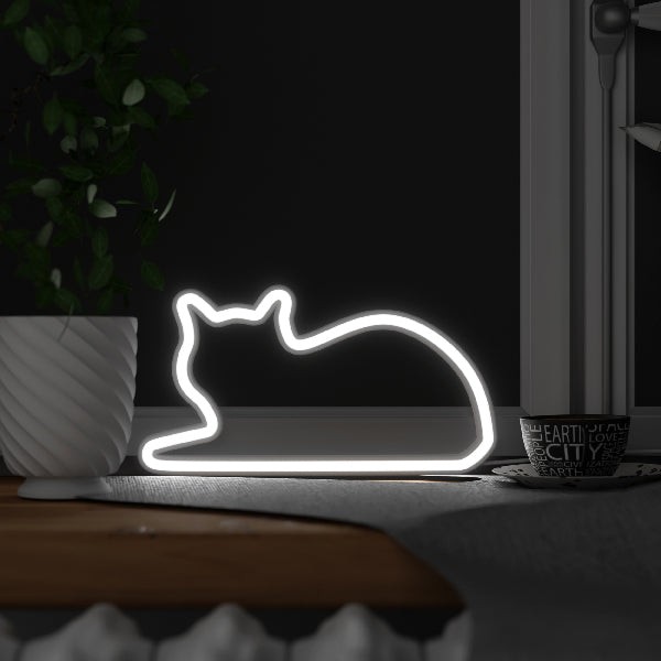 Mustard Cat Led Işık