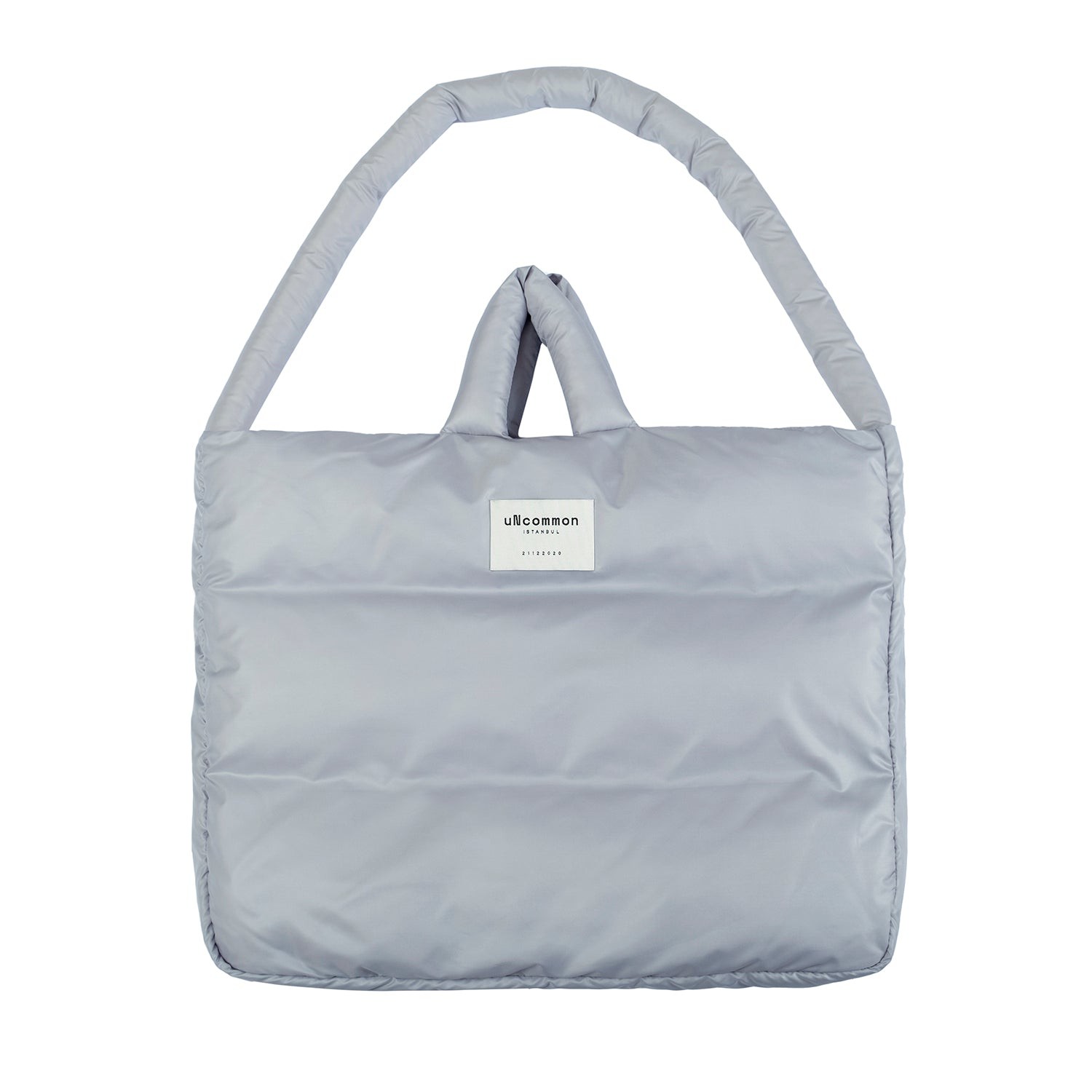uNcommon Puffy Tote Bag Gray