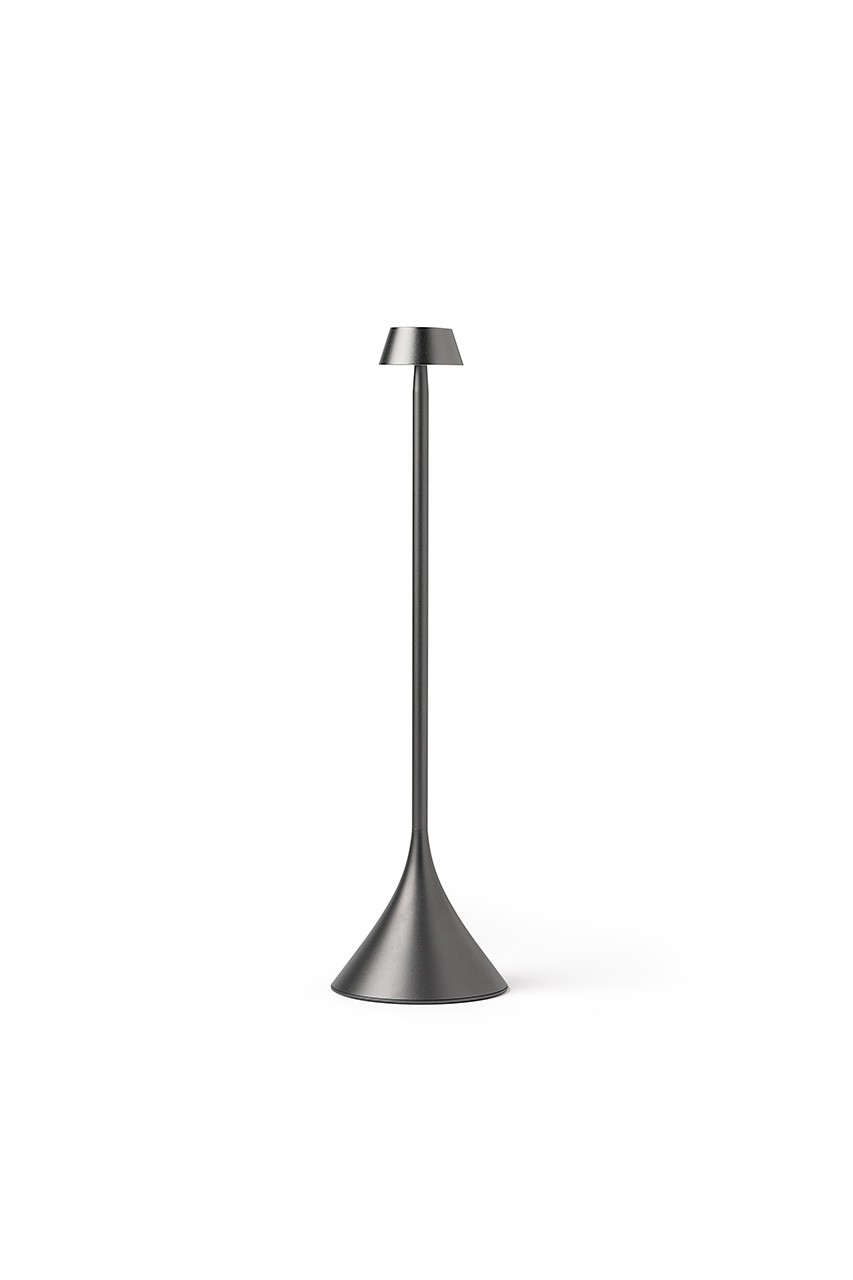 Lexon Steli Shade Led Masa Lambası 
Metalik Gri