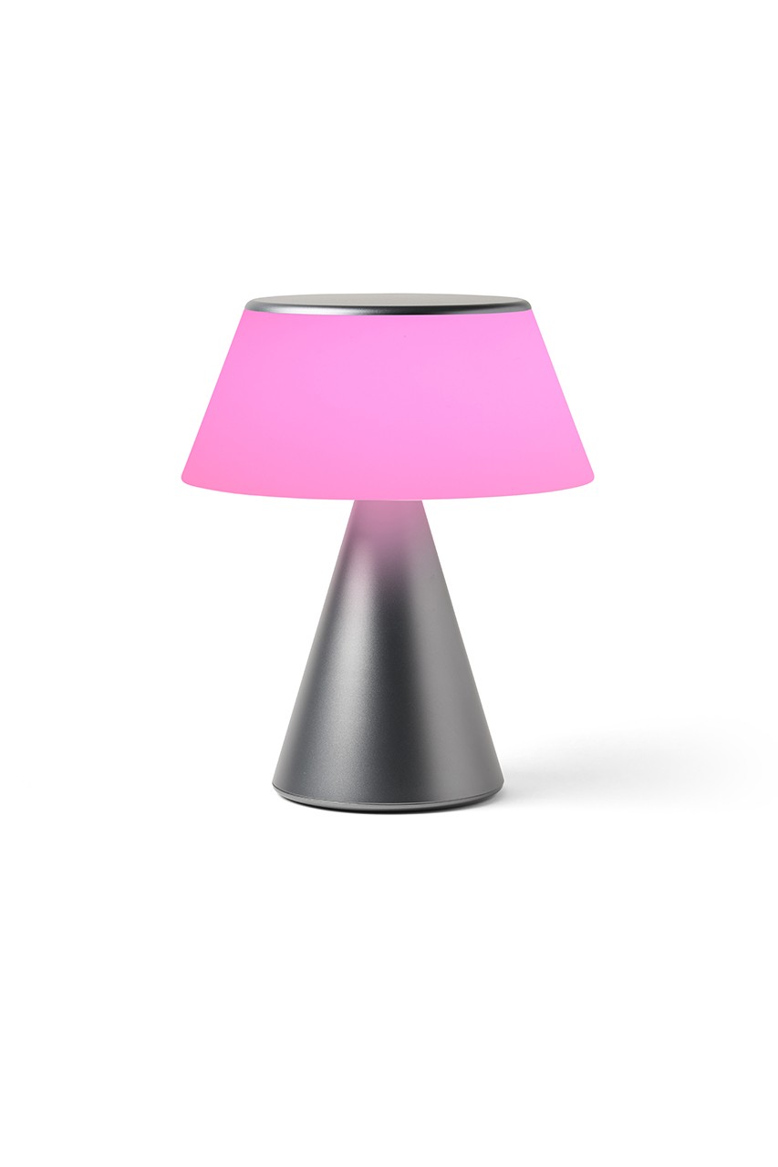 Lexon Luma XL Led Lamba Metalik Gri
