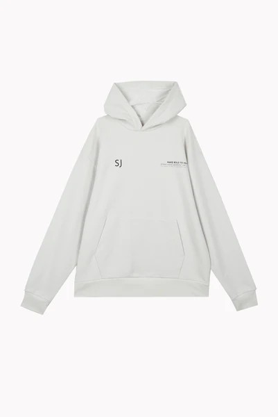 Slush Jobs Ecru Hoodie