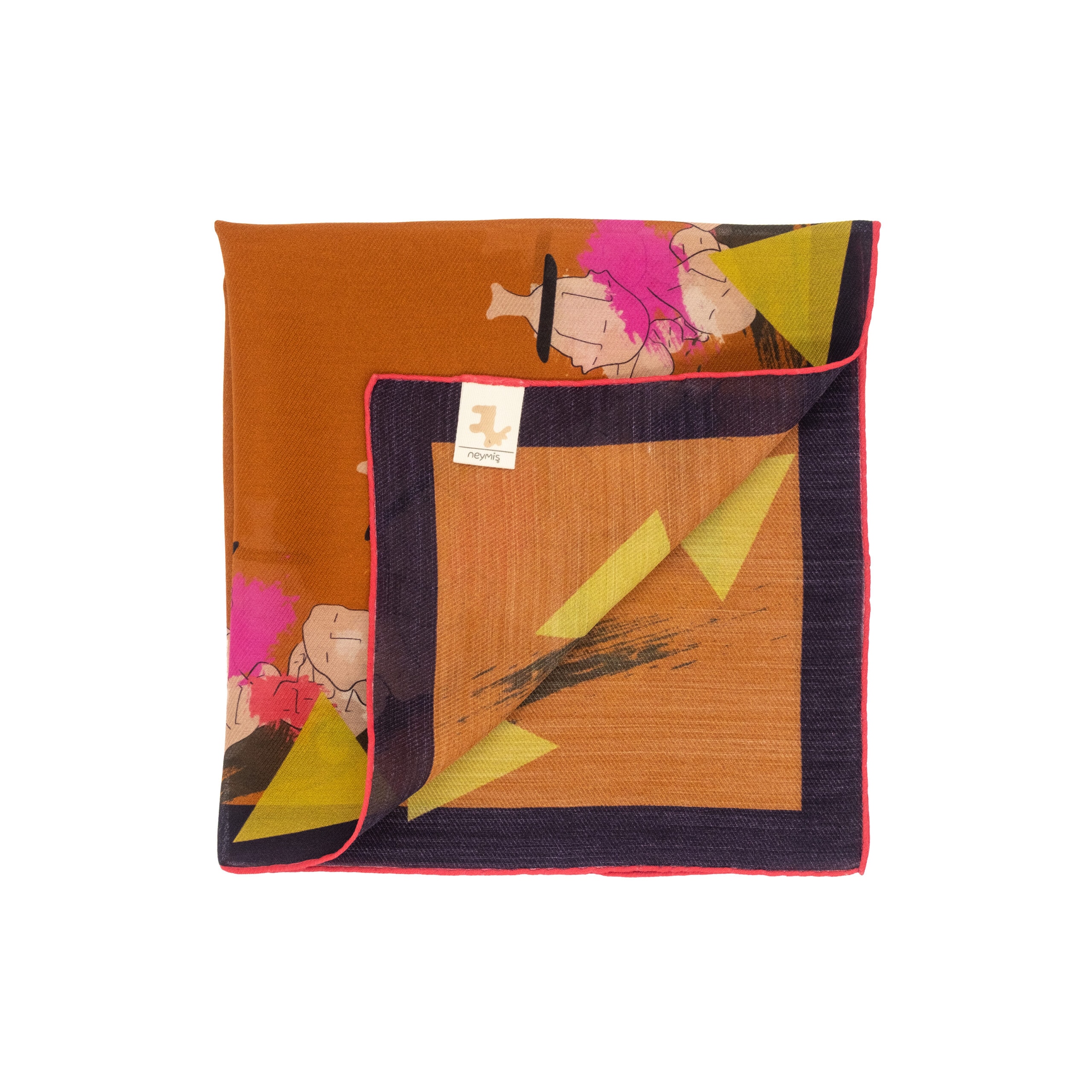 Neymiş Yolculuk-53x53 Yün&İpek Fular