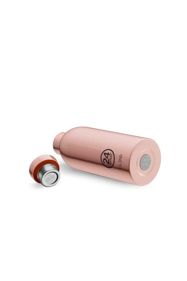24 Bottles Clima Bottle Rose Gold Paslanmaz Çelik Termos 500 ml