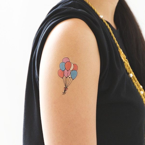 Tattly Balloons Geçici Dövme